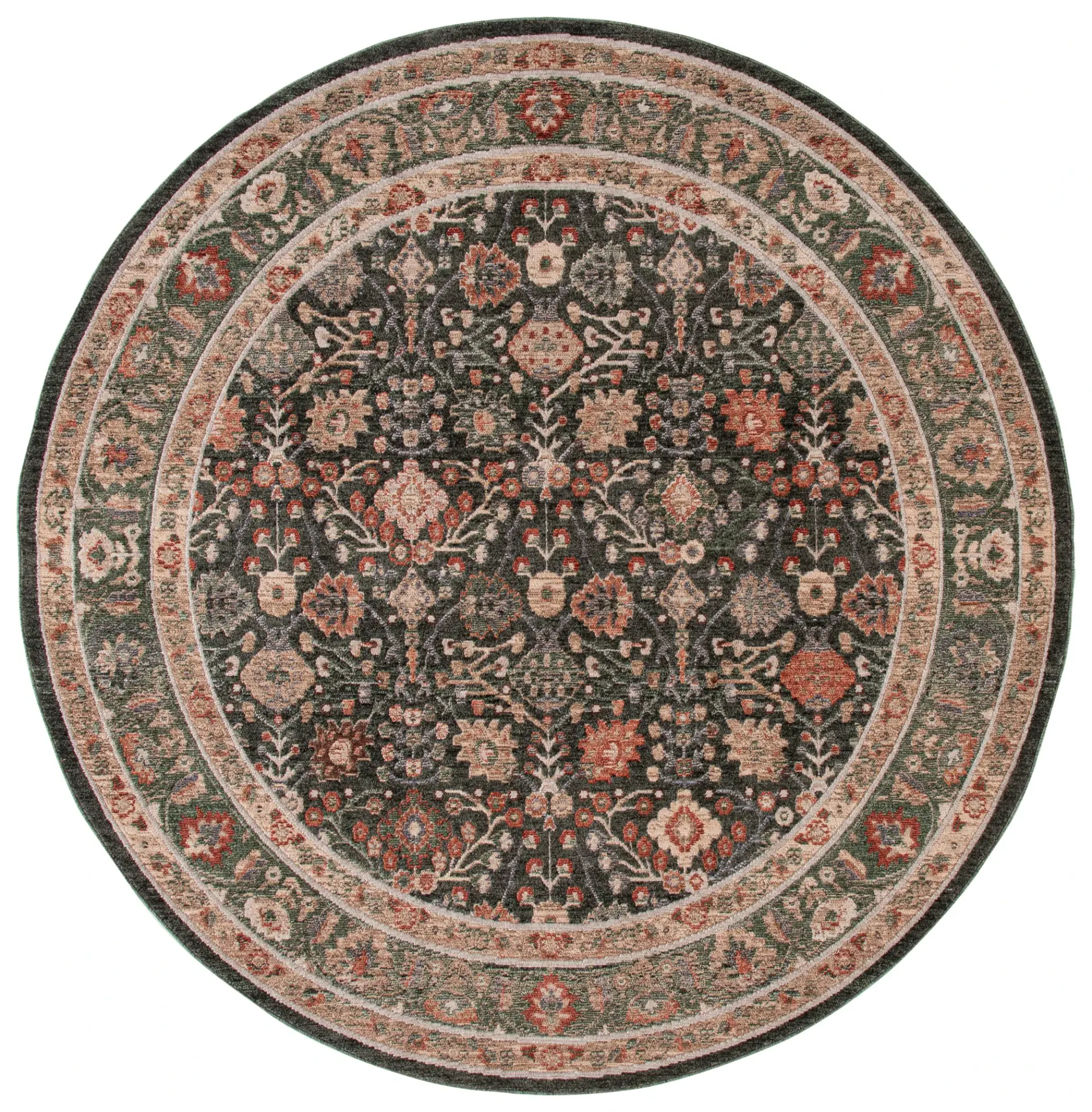 Gemstone Traditional Floral Rug