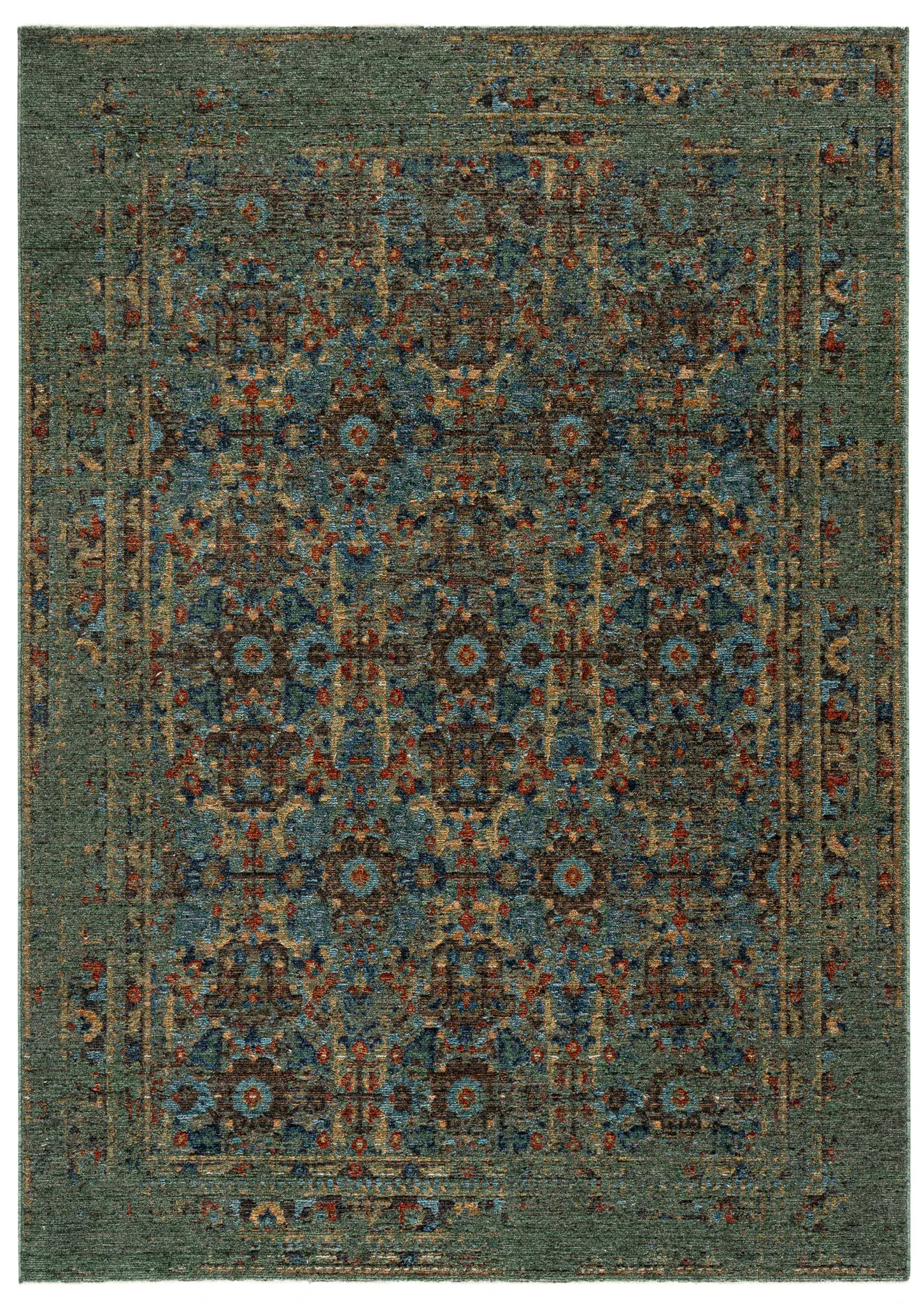 Gemstone Vintage Persian Allover Rug