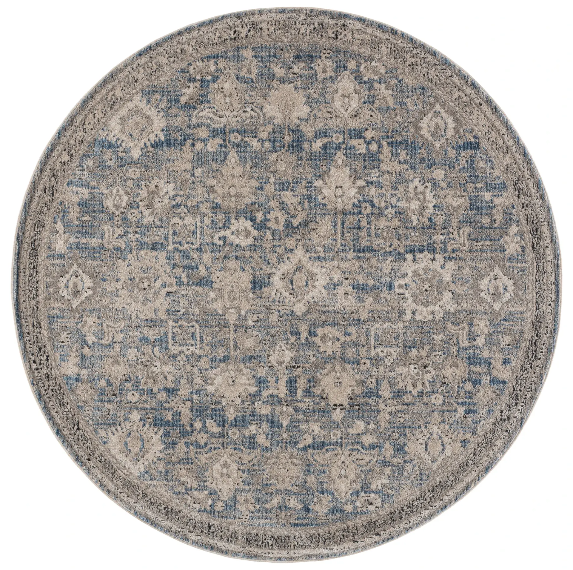 Grove Vintage Floral Bordered Rug