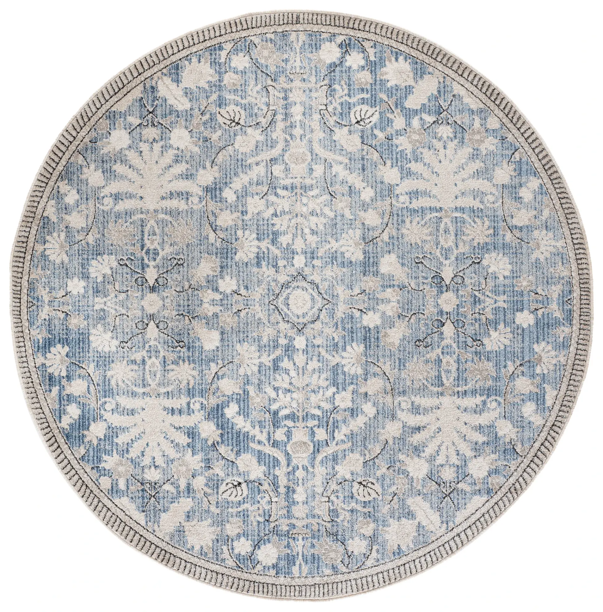Grove Amara Distressed Floral Medallion Rug