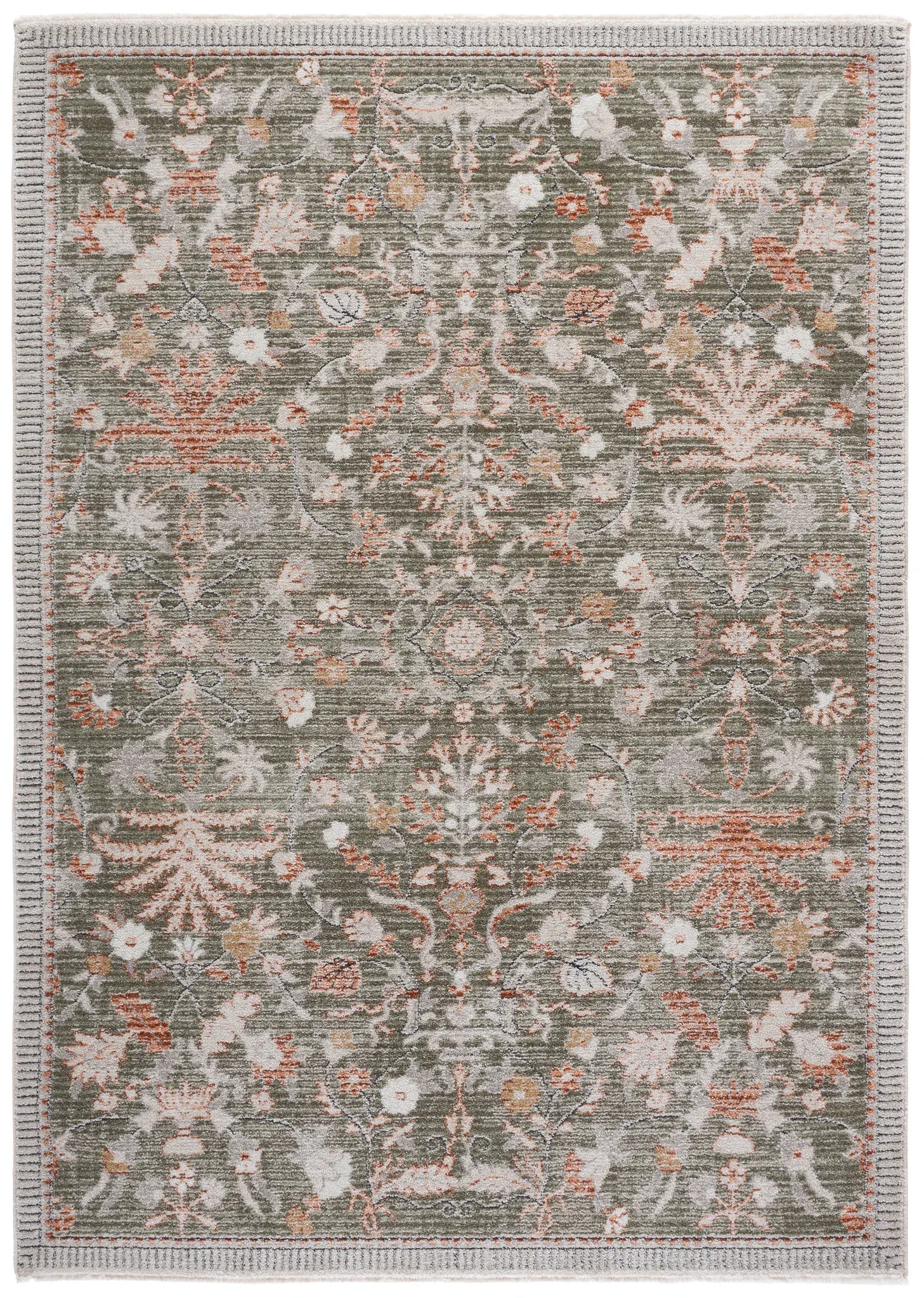 Grove Amara Distressed Floral Medallion Rug