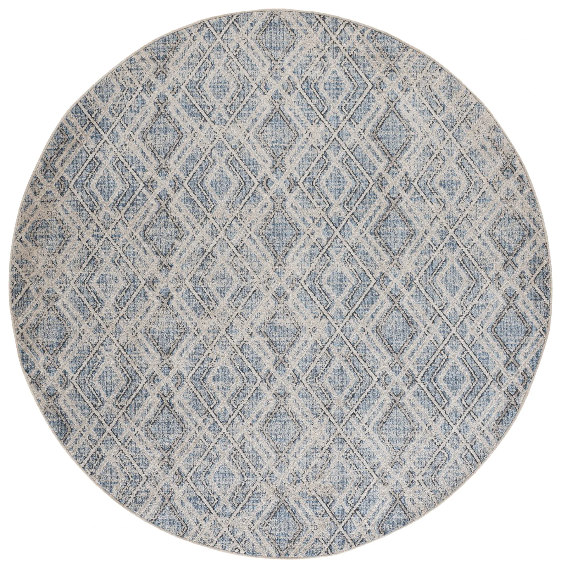Grove Tulum Distressed Diamond Rug