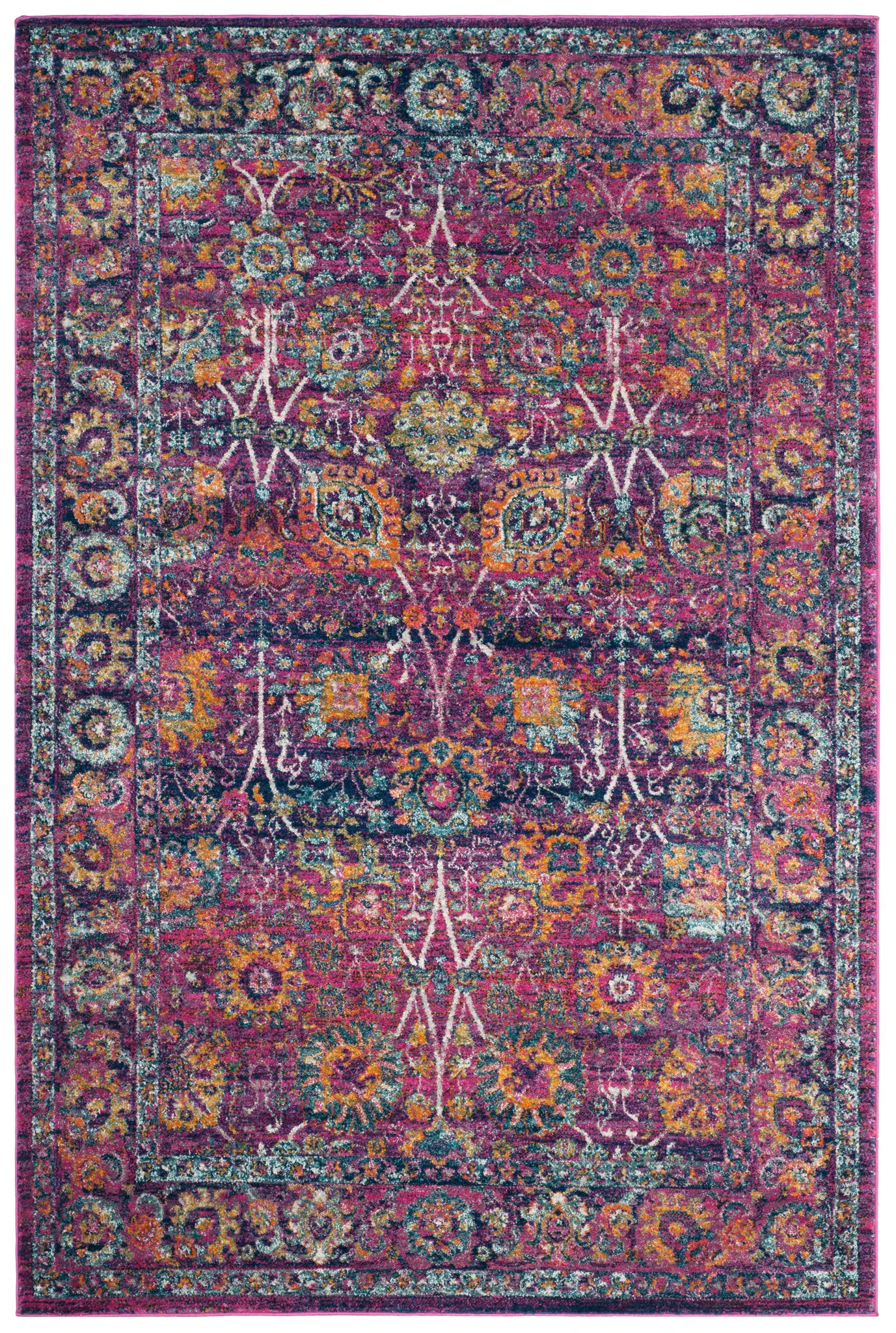 Granada Monaco Floral Border Rug