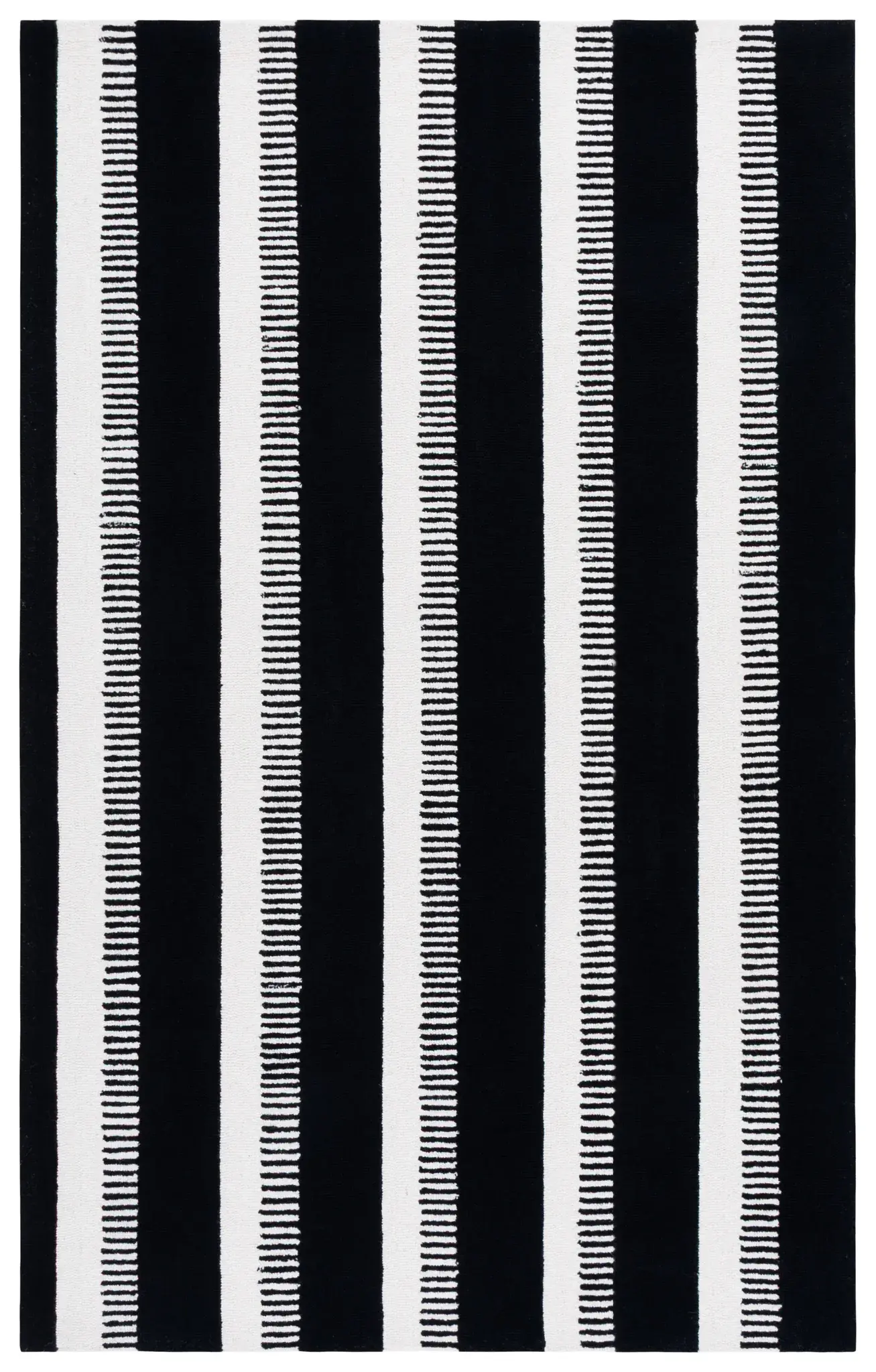 Genre Ladder Stripe Hand-Tufted Wool Rug