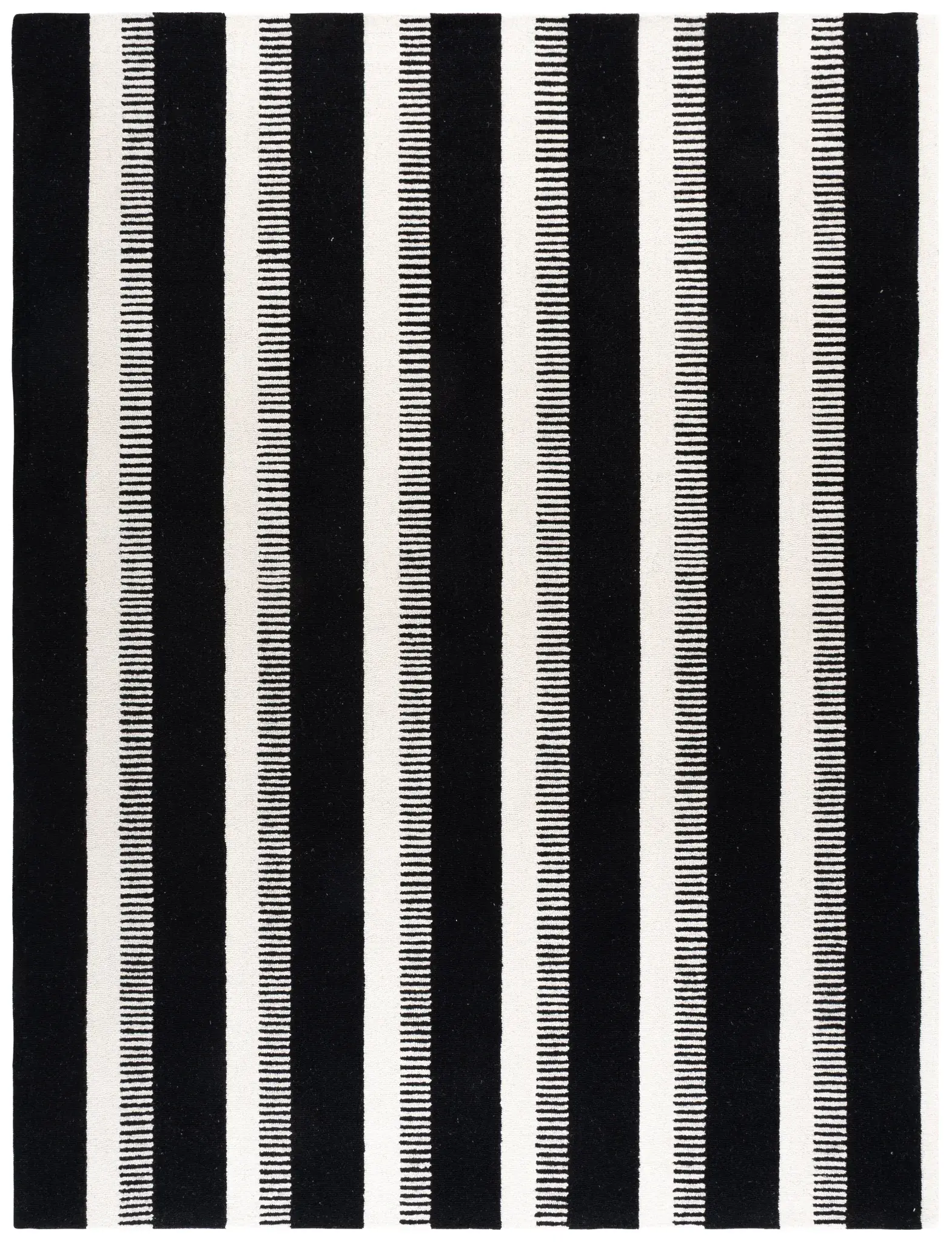 Genre Ladder Stripe Hand-Tufted Wool Rug