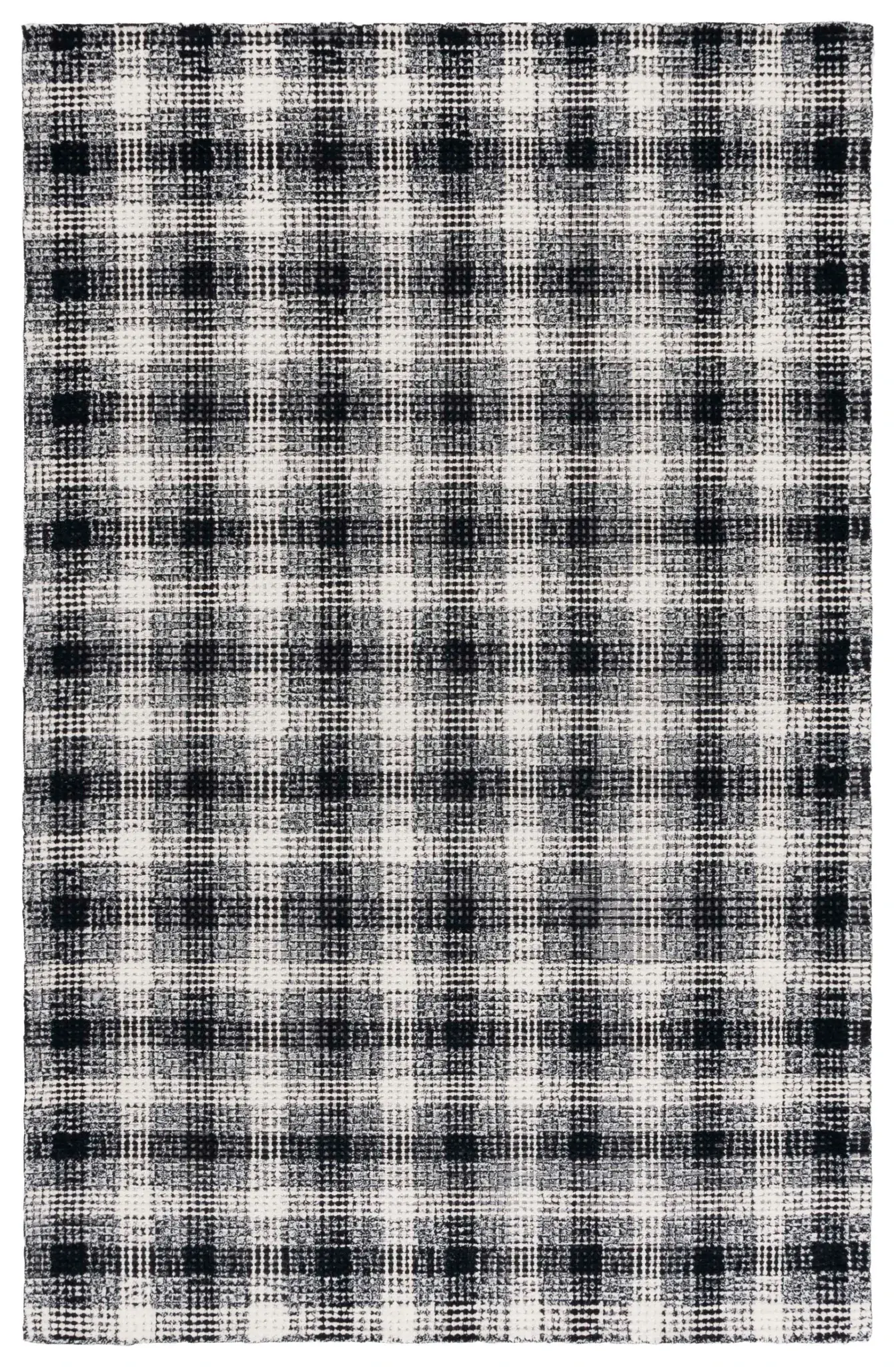 Genre Small Check Hand-Tufted Wool Rug