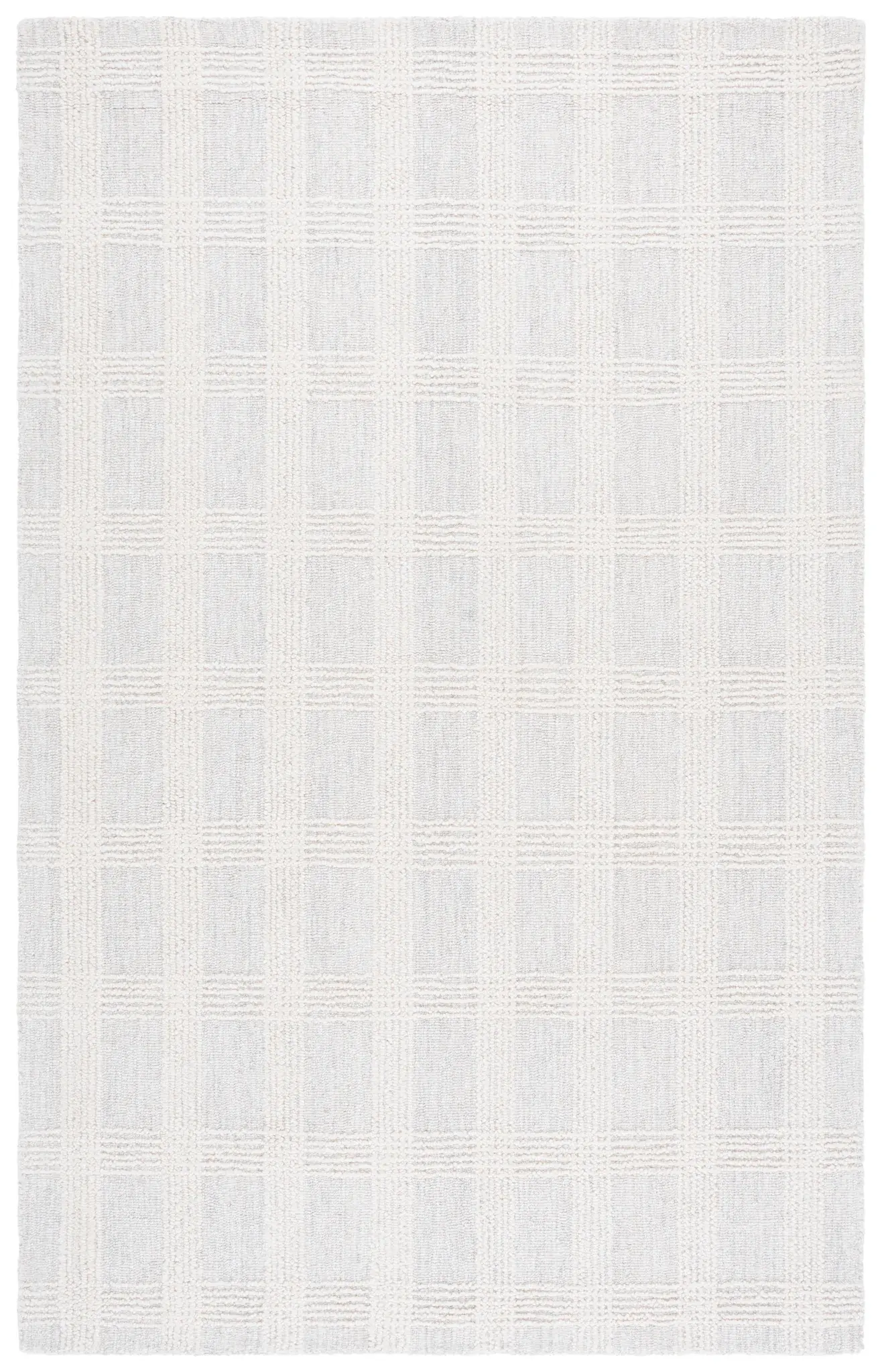 Genre Ribbed Check Hand-Tufted Wool Rug