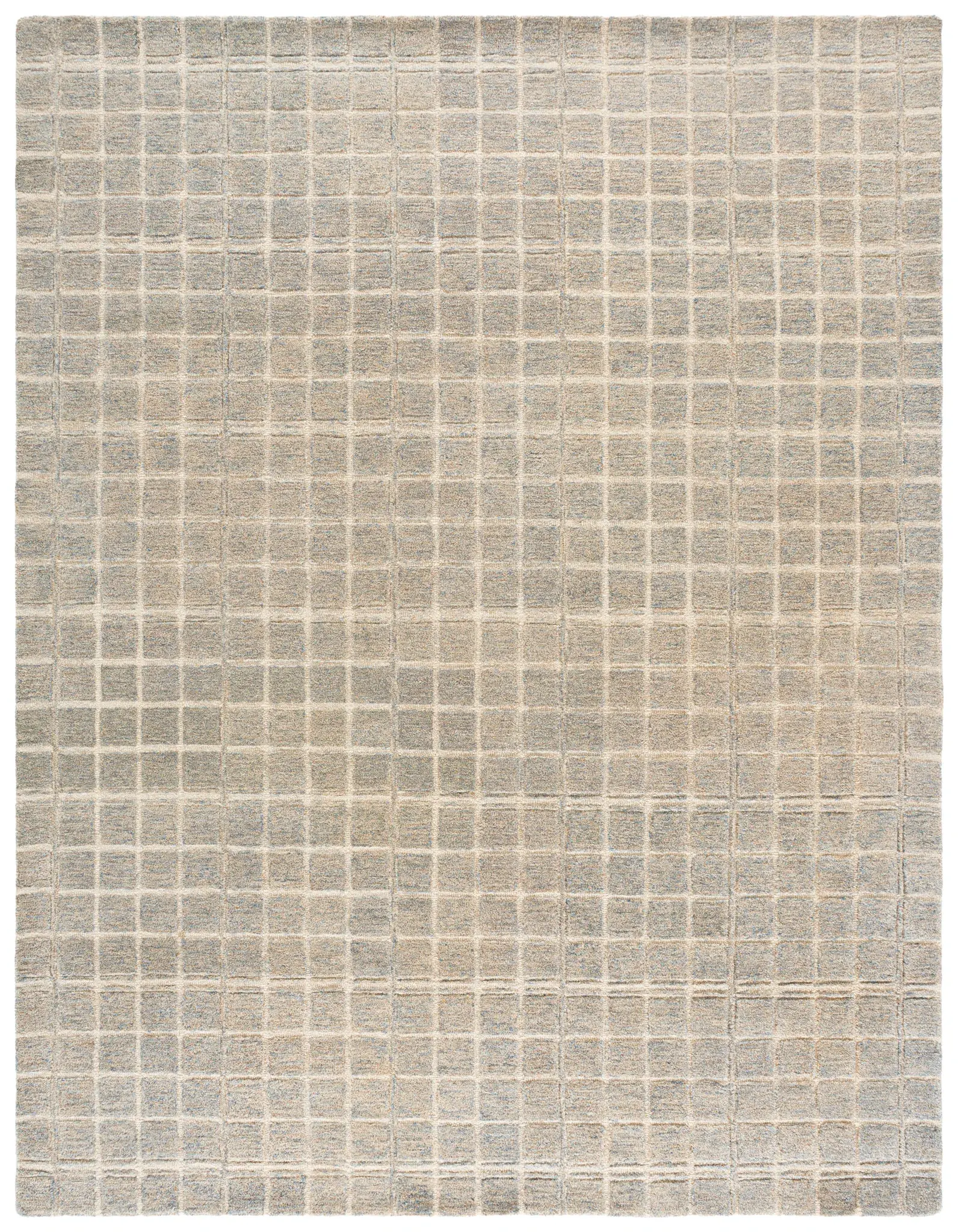 Genre Tile Grid Hand-Tufted Wool Rug