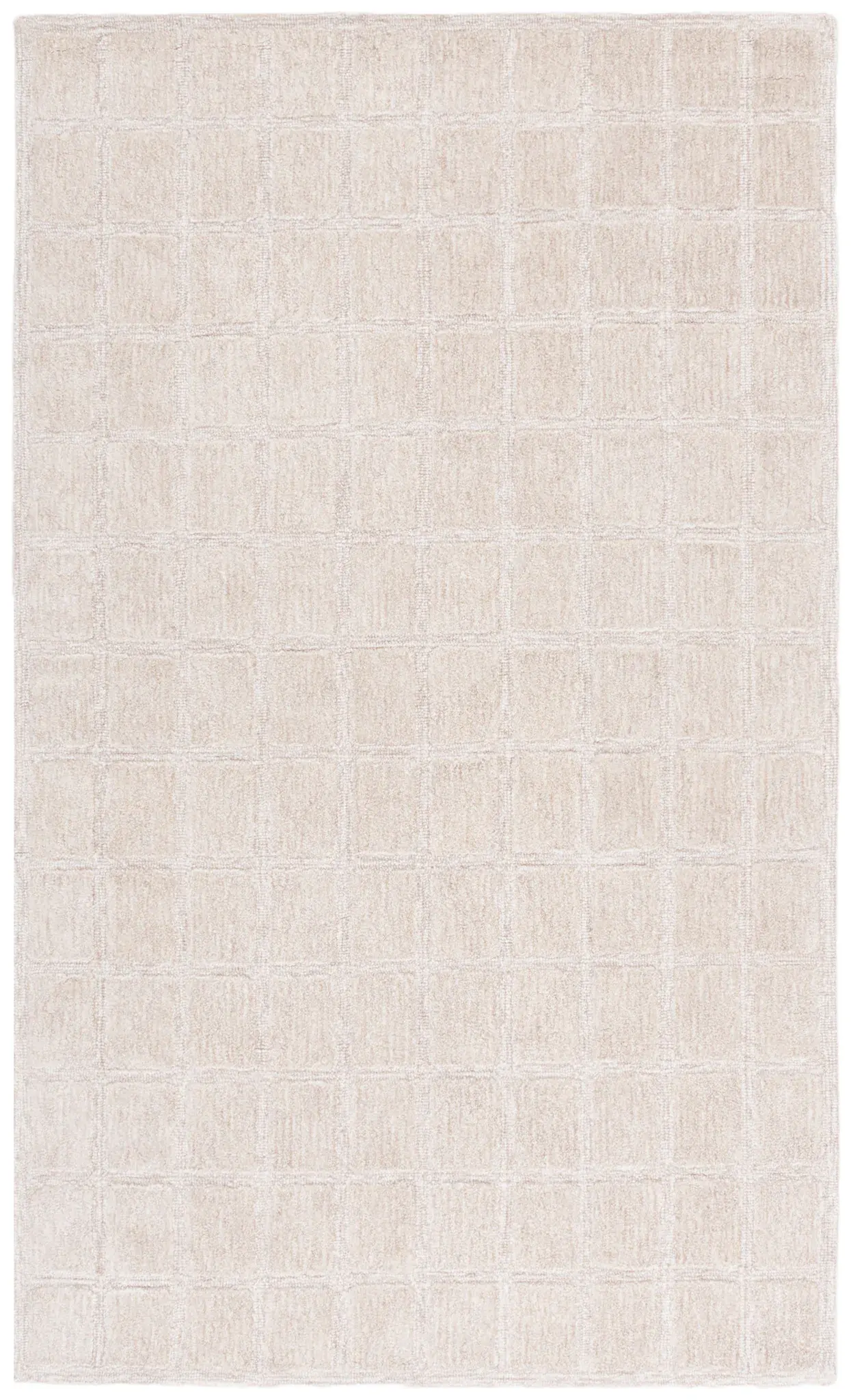 Genre Grid Hand-Woven Wool Rug