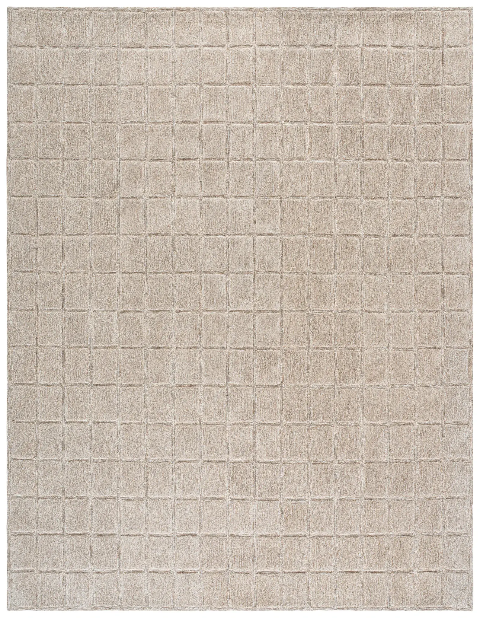 Genre Grid Hand-Woven Wool Rug