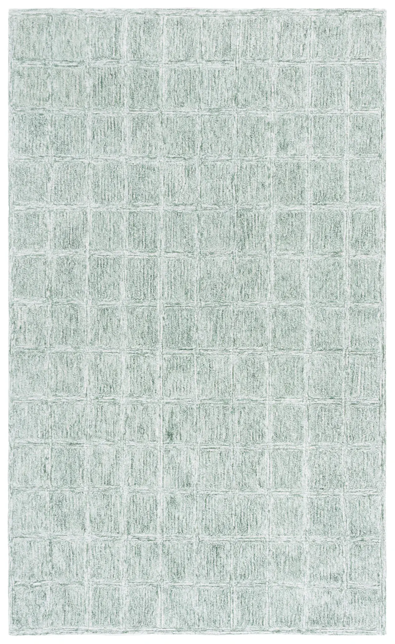 Genre Grid Hand-Woven Wool Rug