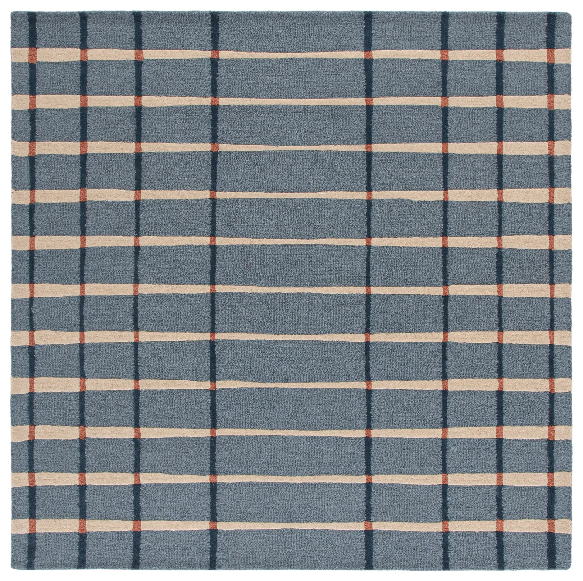 Genre Grid Hand-Tufted Wool Rug