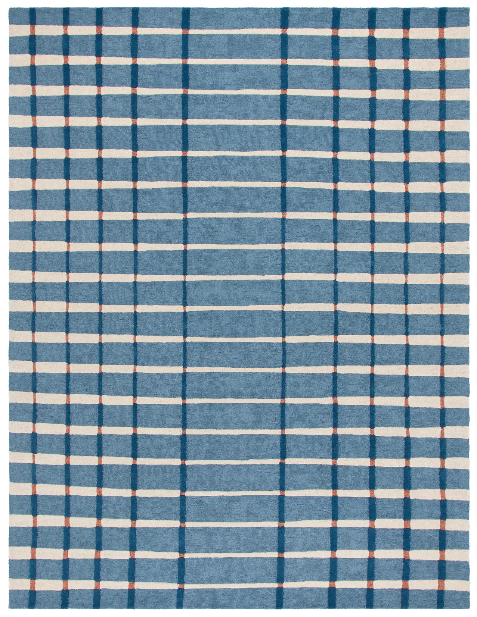 Genre Grid Hand-Tufted Wool Rug