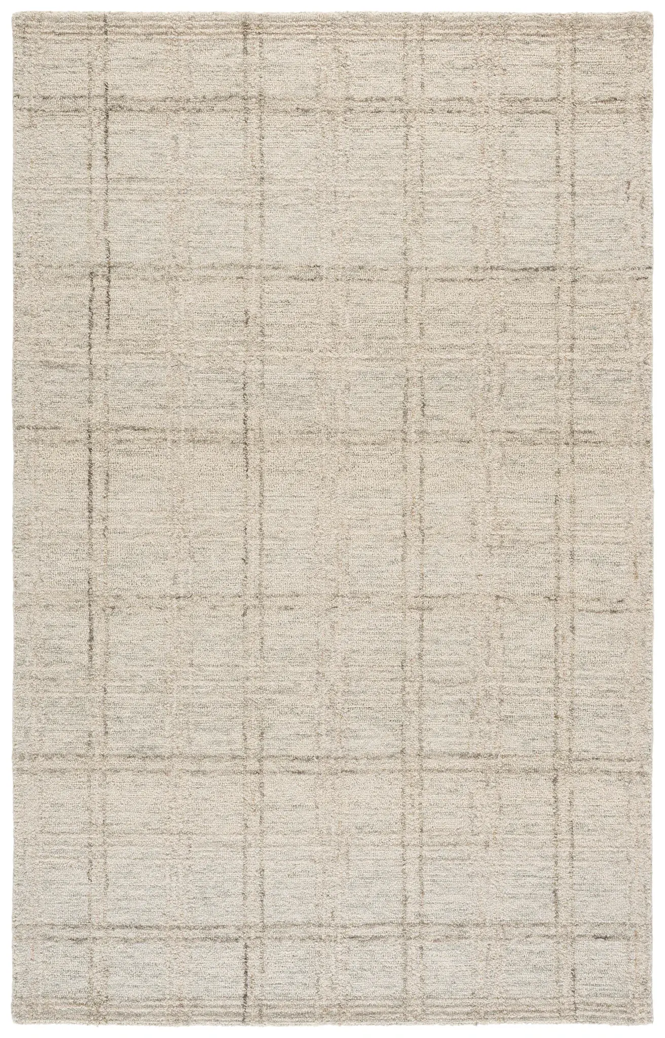 Genre Plaid Hand-Tufted Wool Rug