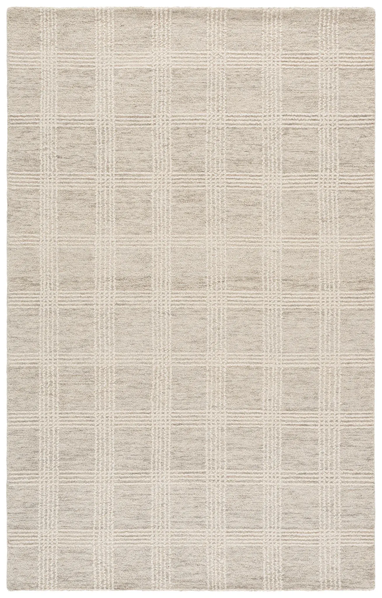 Genre Windowpane Grid Hand-Tufted Wool Rug