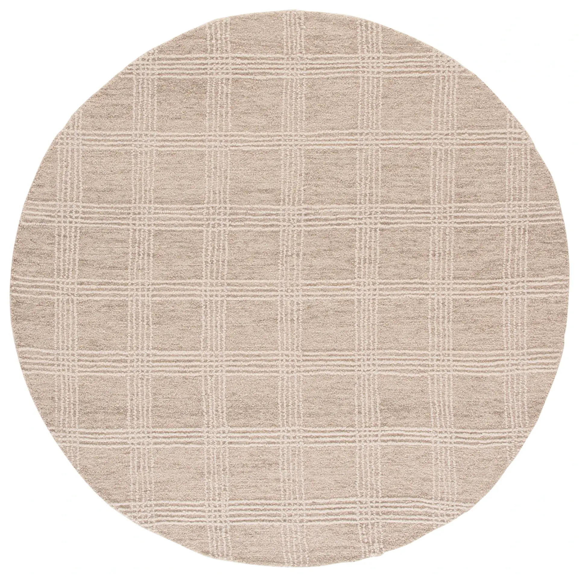 Genre Windowpane Grid Hand-Tufted Wool Rug