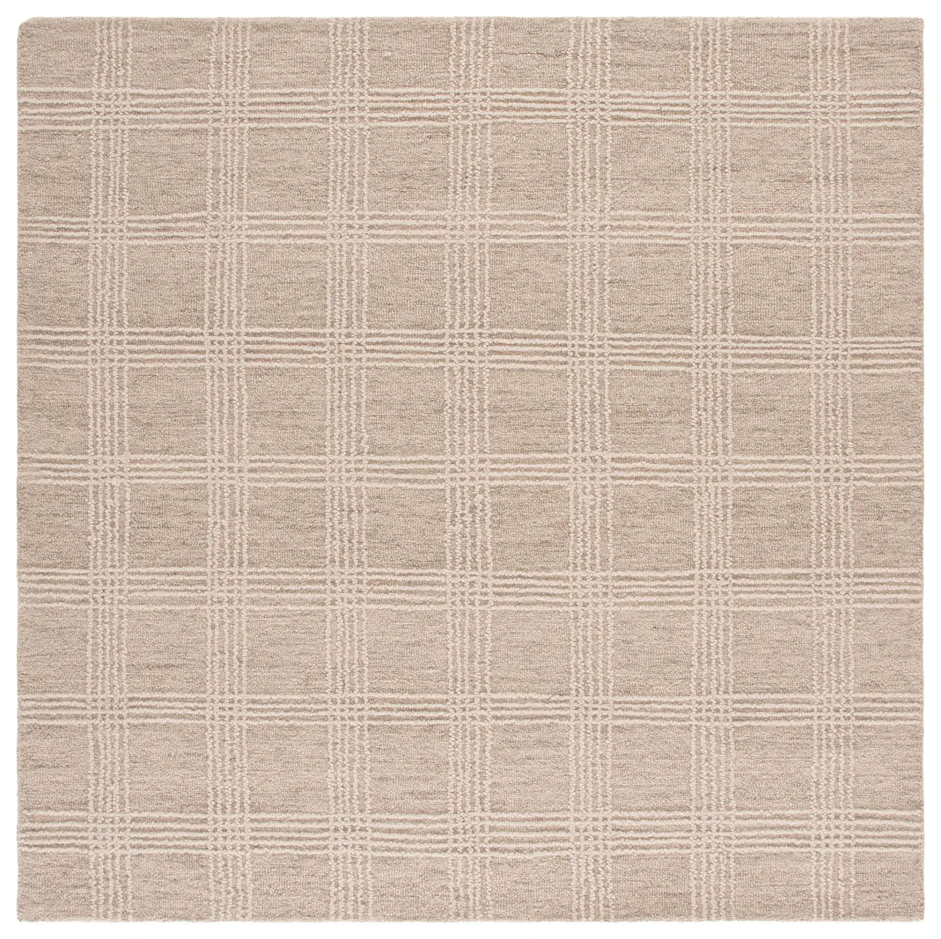 Genre Windowpane Grid Hand-Tufted Wool Rug