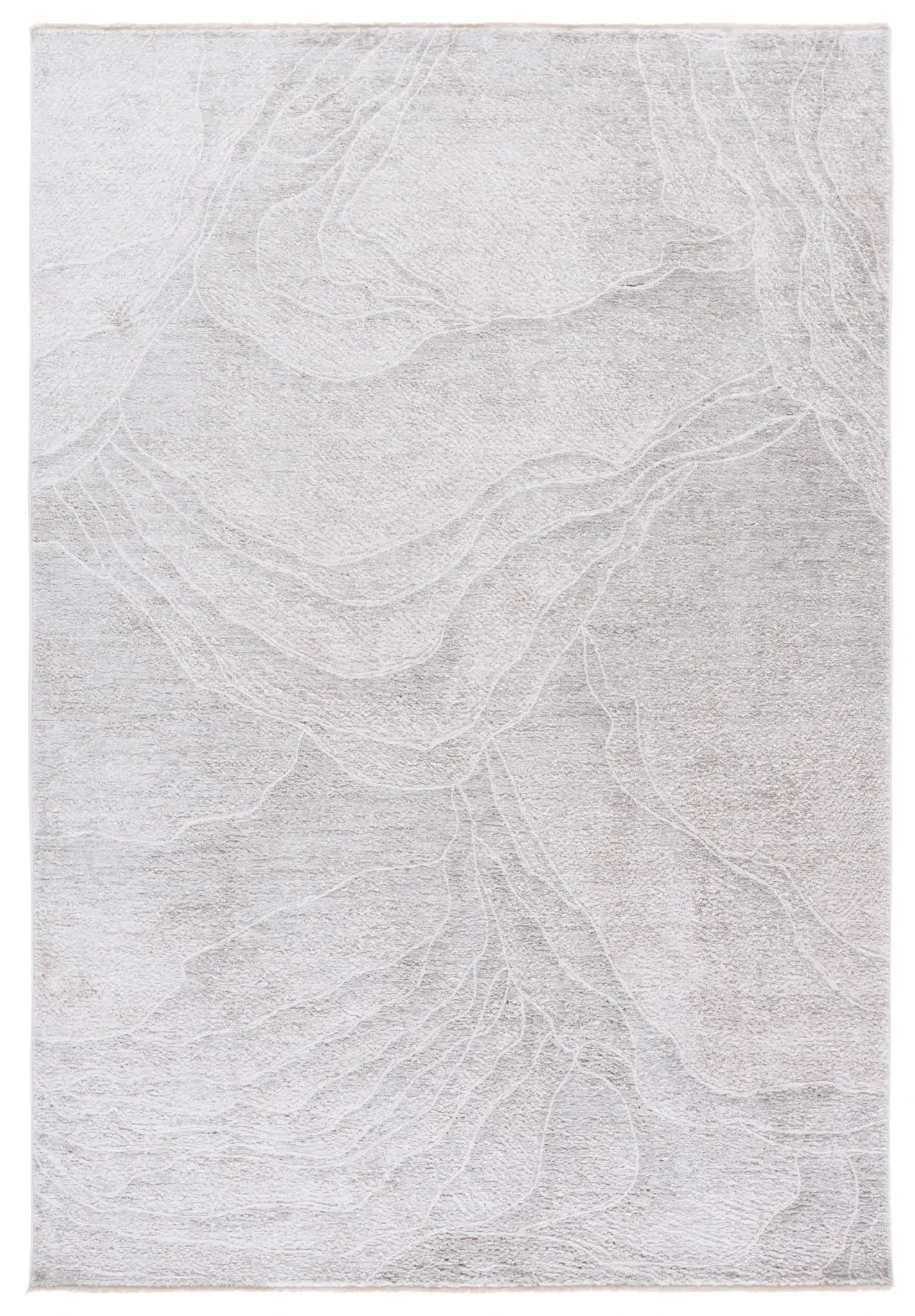 Garnet Abstract Wave Rug