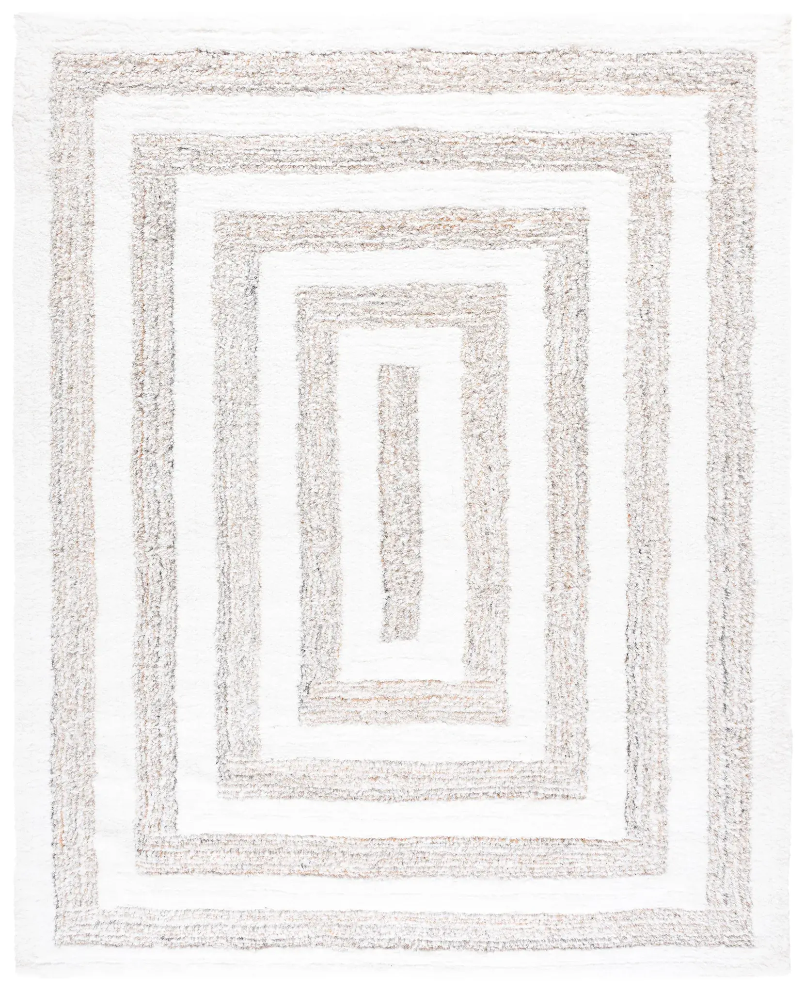 Glory Tahoe Concentric Squares Shag Rug