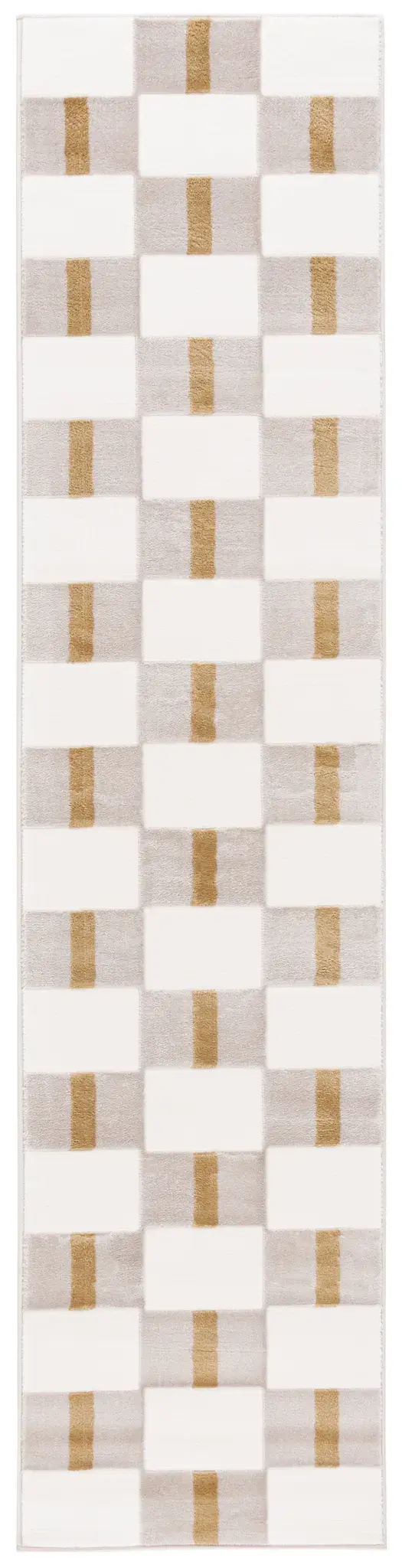 Groove Block Grid Rug