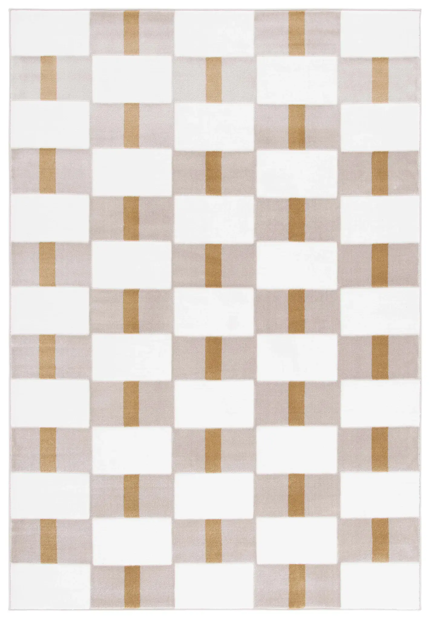 Groove Block Grid Rug