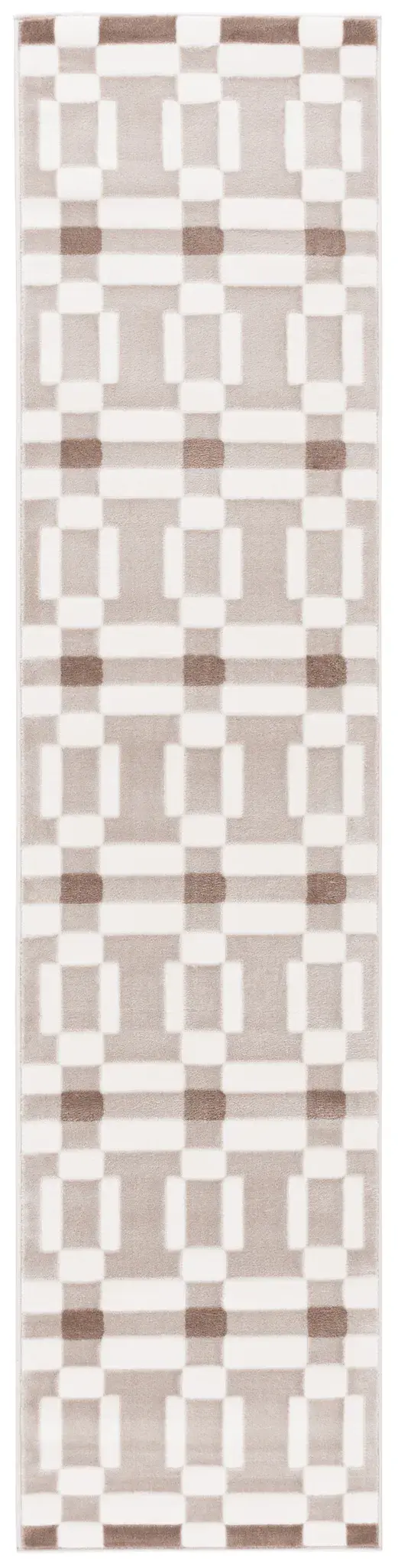 Groove Tile Grid Rug