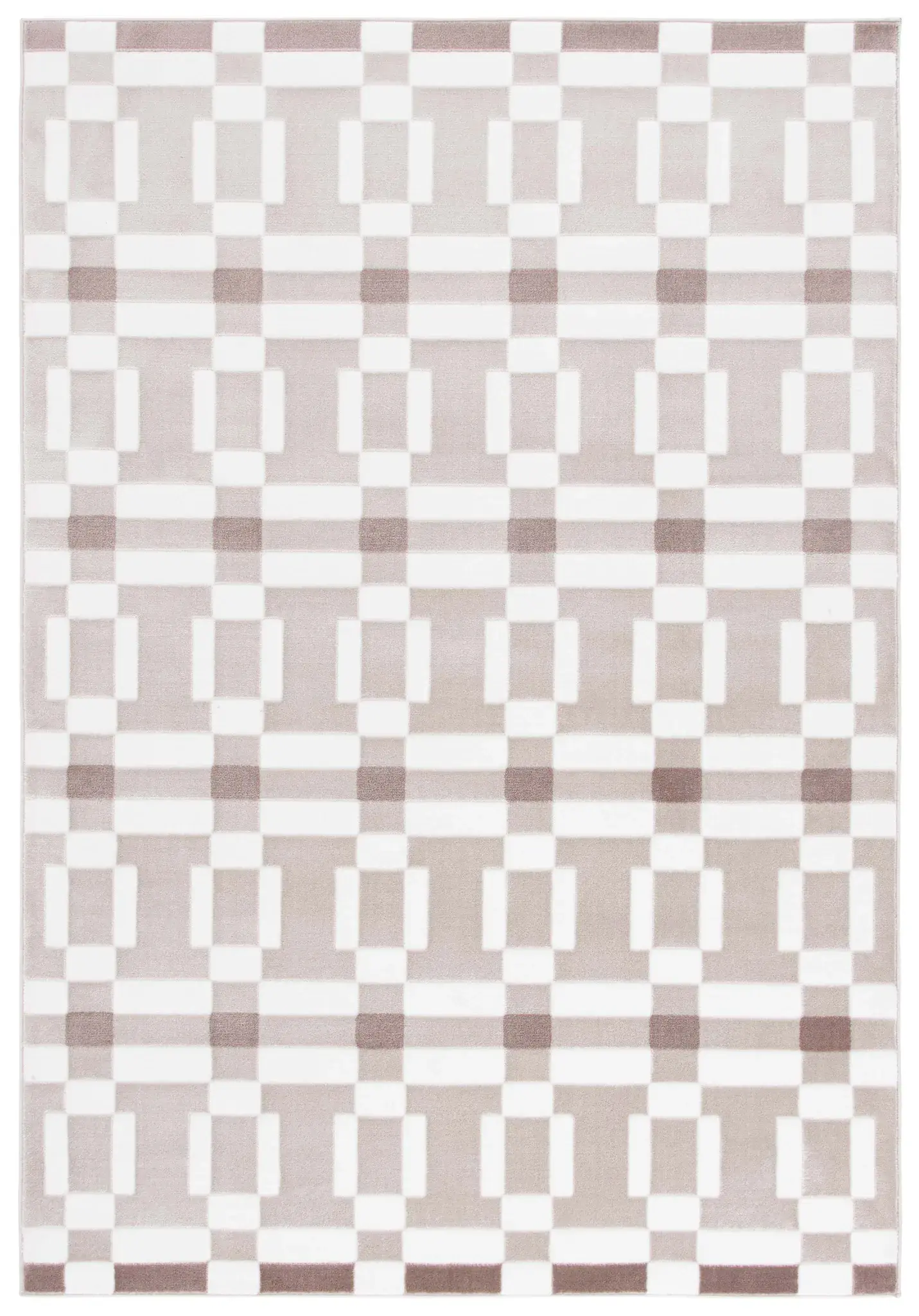 Groove Tile Grid Rug