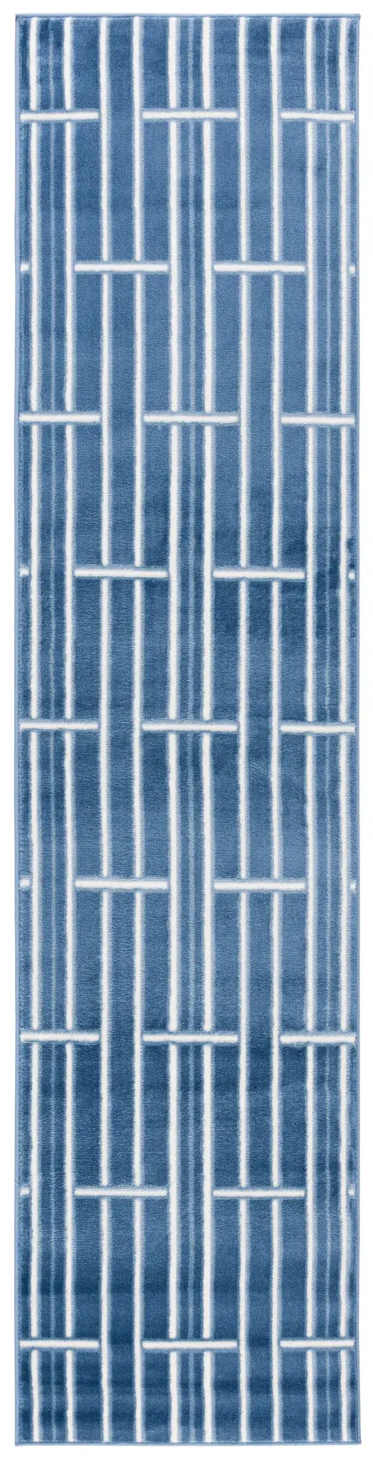 Groove Basketweave Grid Rug