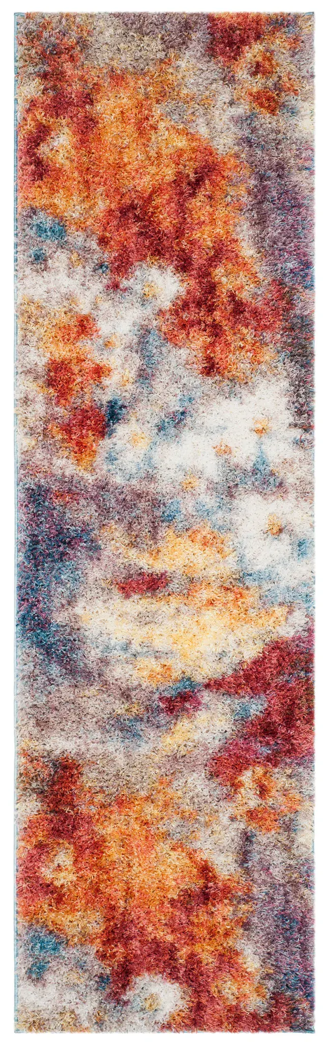 Gypsy Abstract Floral Shag Rug