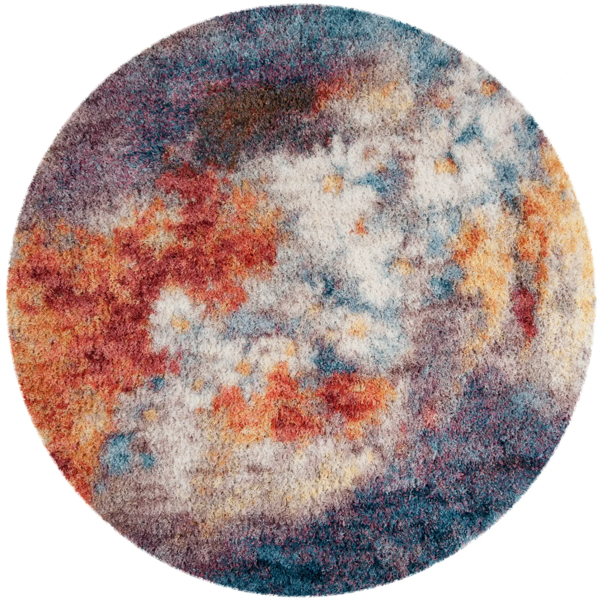 Gypsy Abstract Floral Shag Rug