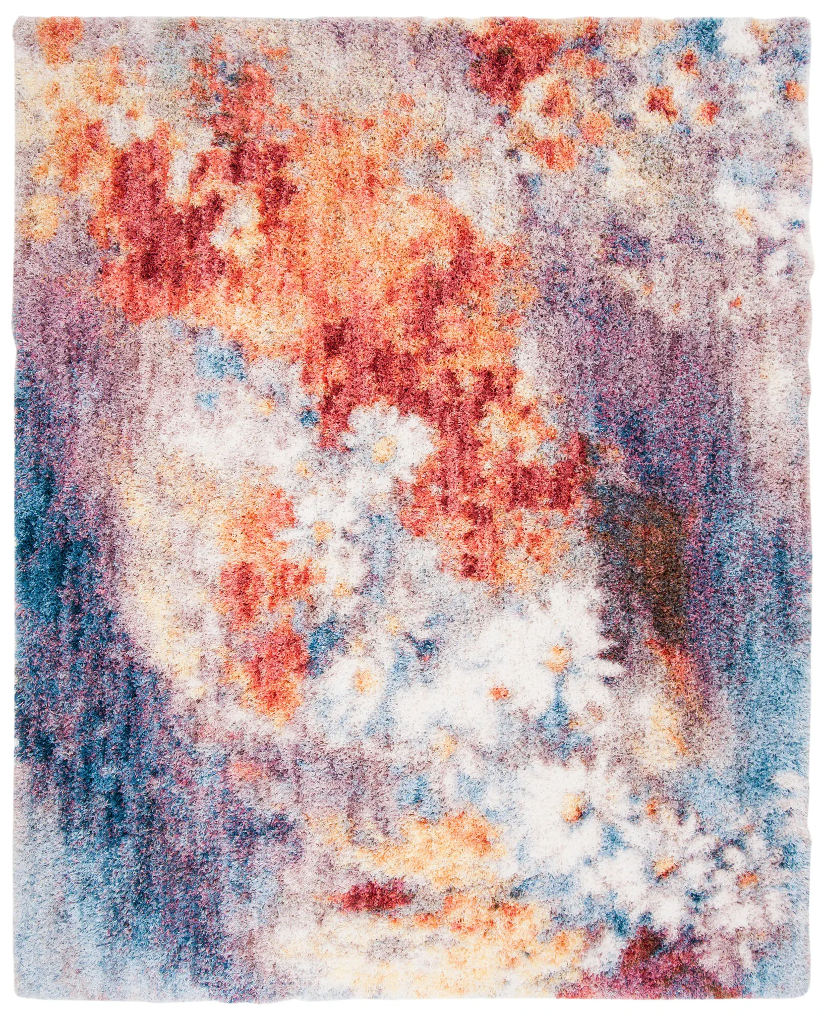 Gypsy Abstract Floral Shag Rug