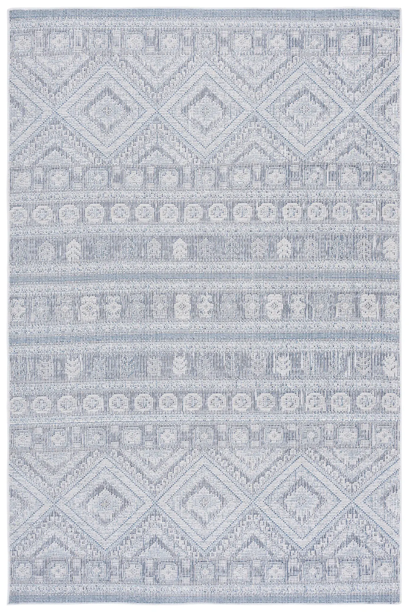 Hammock Tribal Diamond Banded Washable Rug
