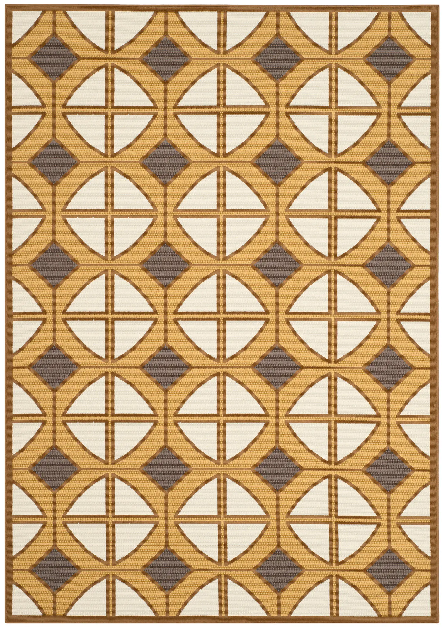 Hampton Mid-Century Circle Rug