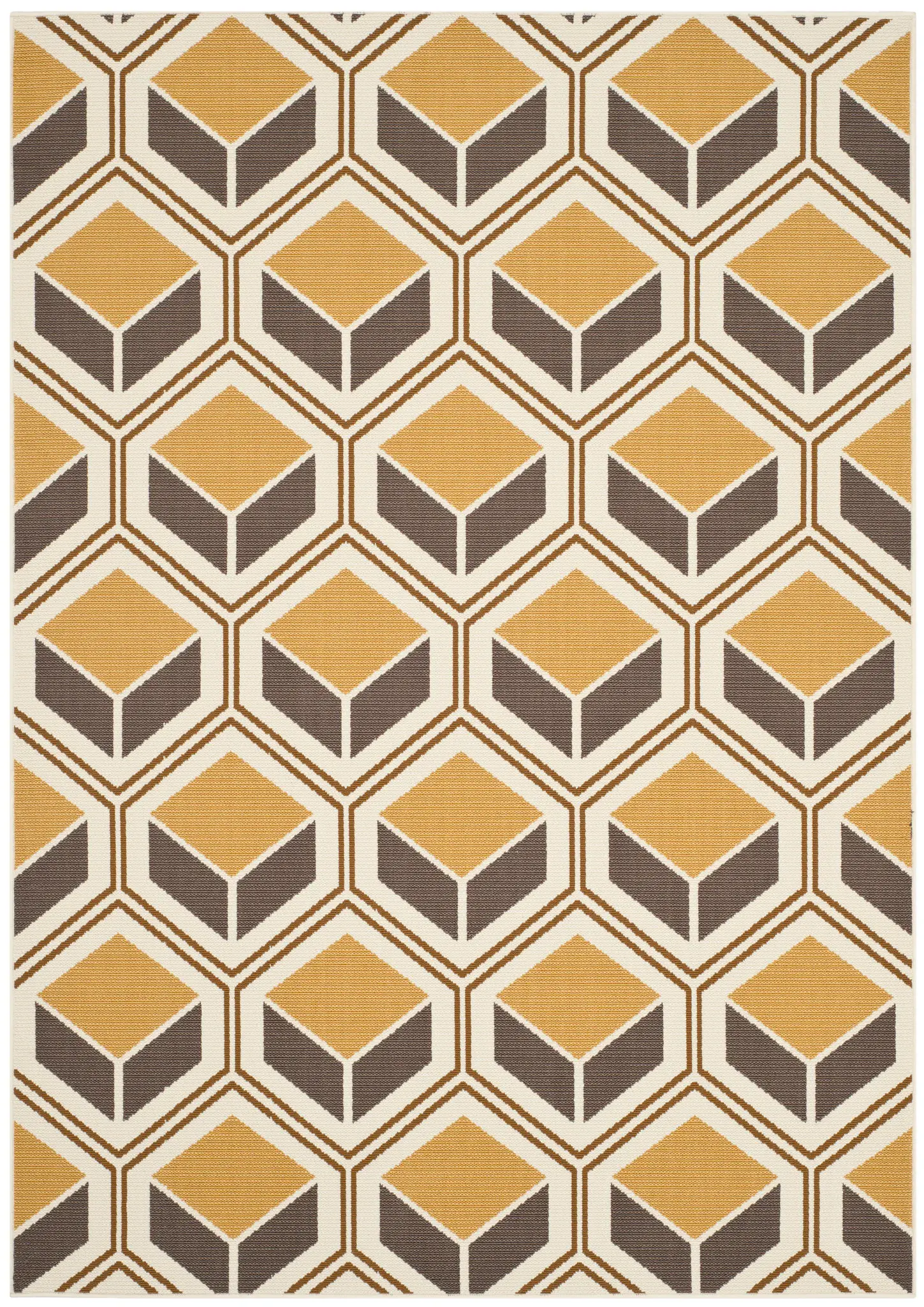 Hampton Geometric Cube Rug