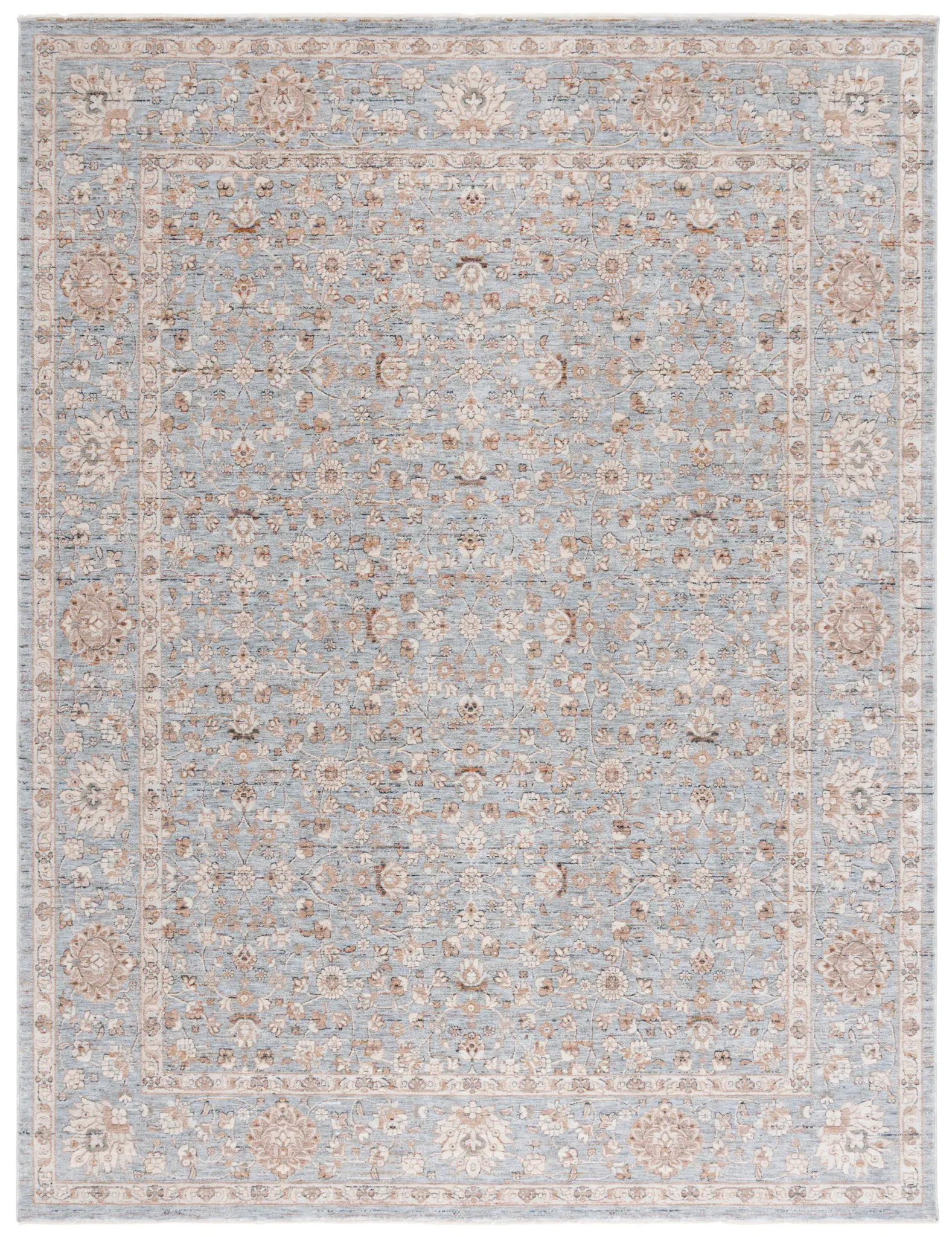 Harlow Bordered Floral Vine Rug