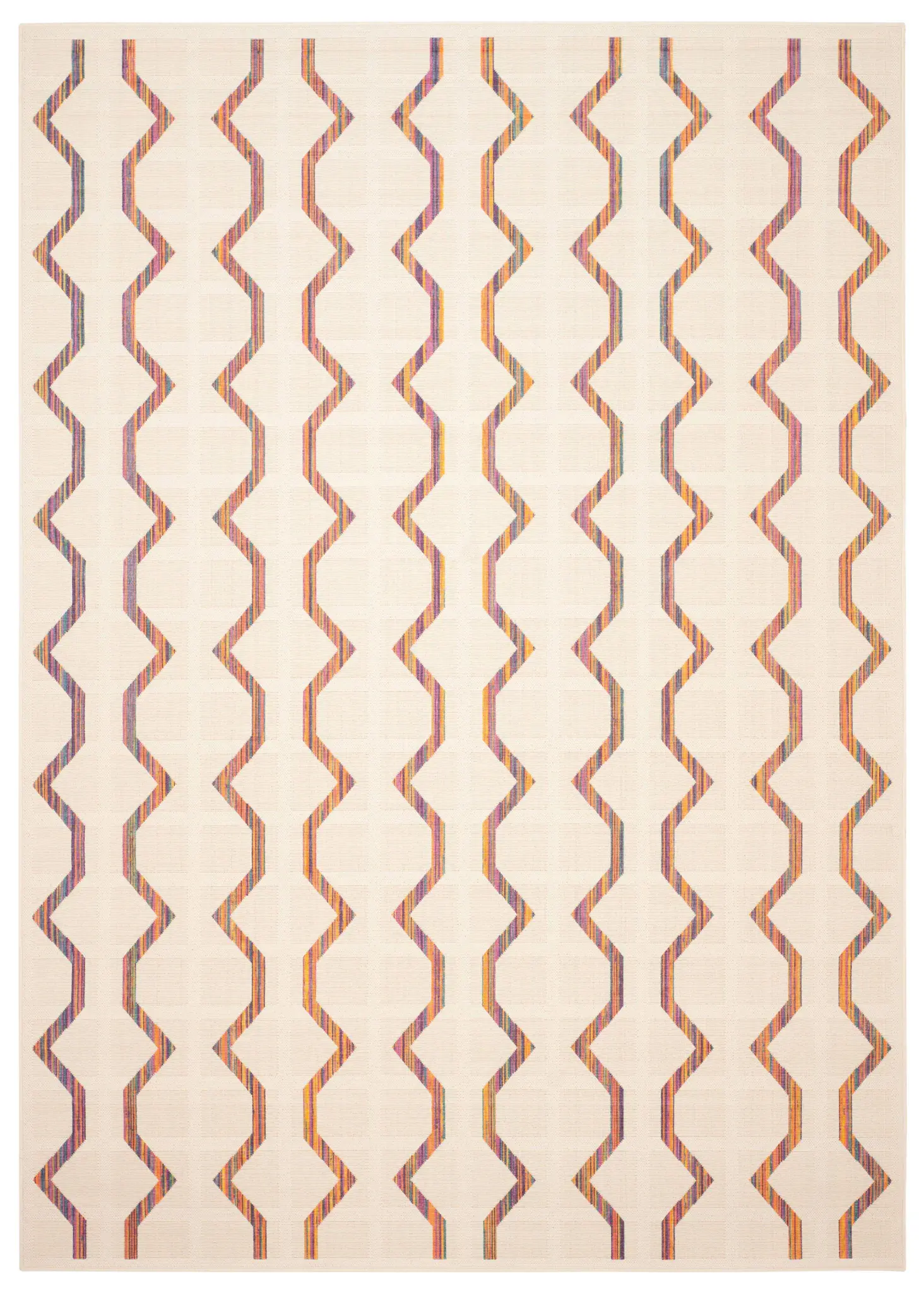 Havana Zigzag Stripe Outdoor Rug