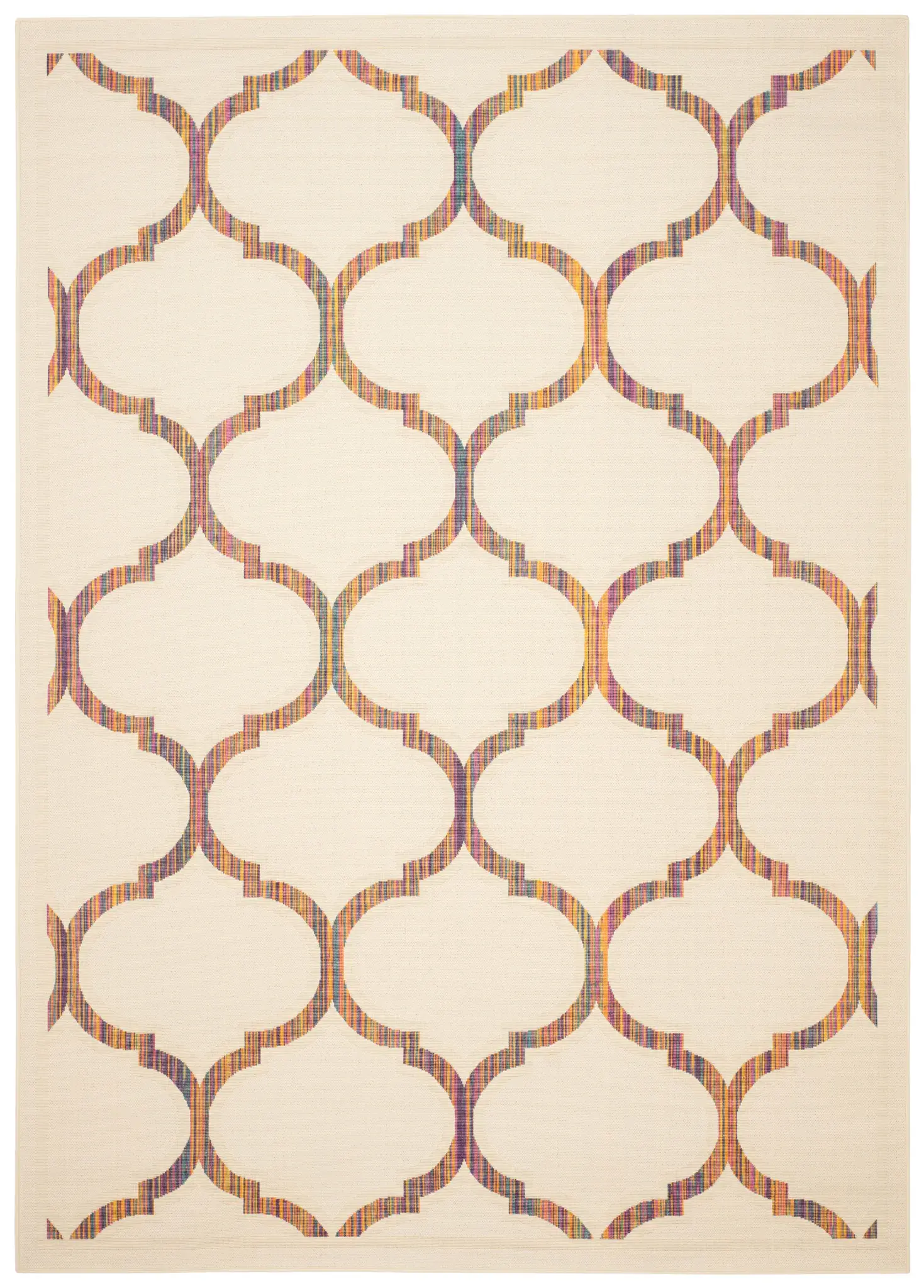 Havana Curved Trellis Outdoor Rug