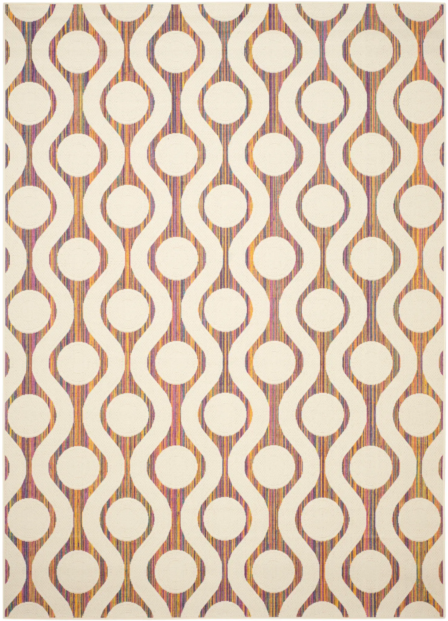 Havana Retro Wave Outdoor Rug