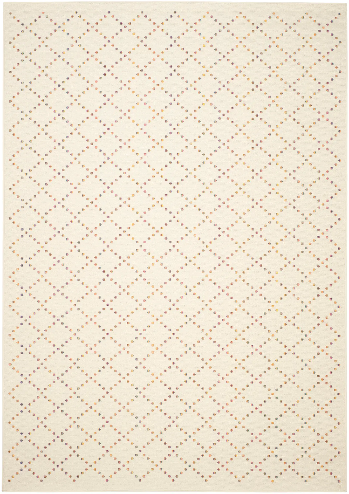Havana Dotted Diamond Outdoor Rug