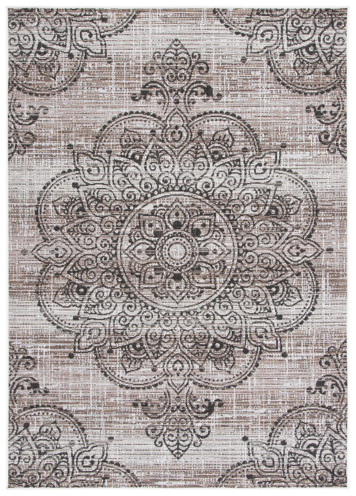 Havana Floral Medallion Outdoor Rug