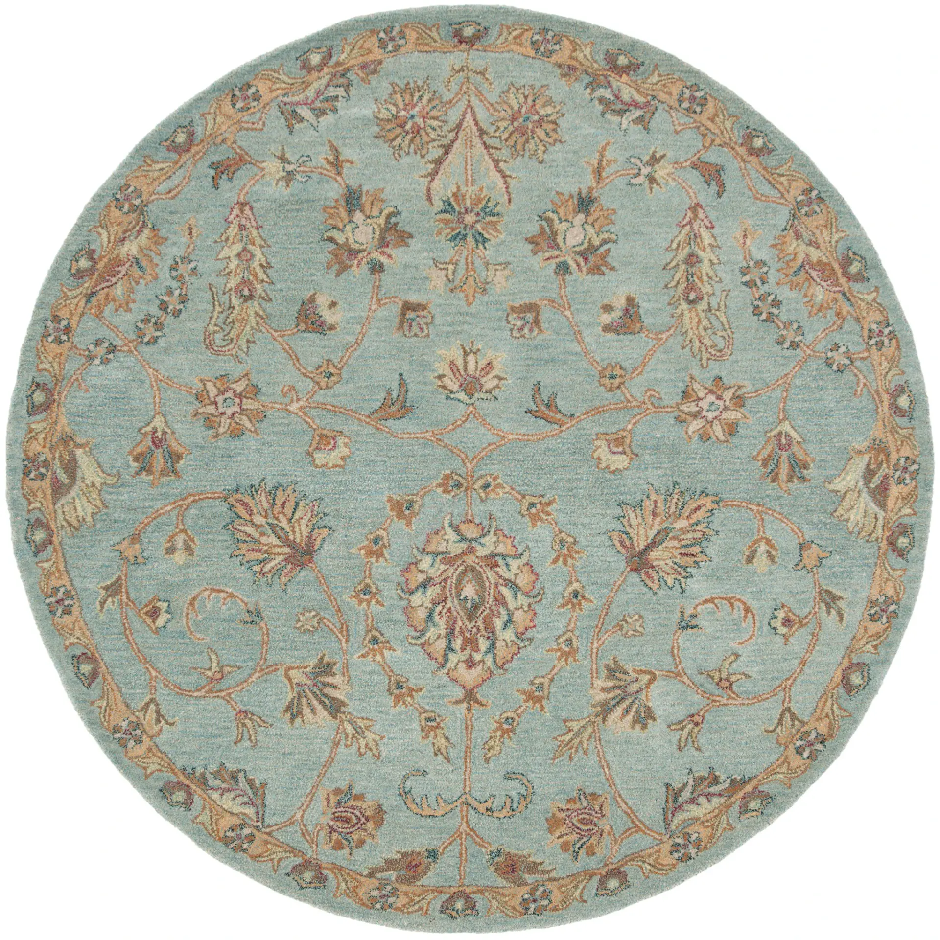 Heritage Palmette Vine Hand-Tufted Wool Rug