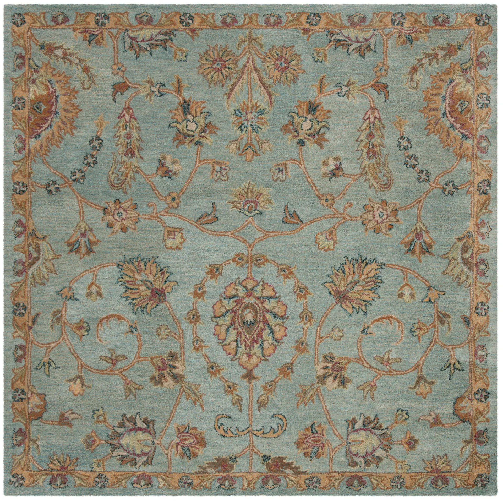 Heritage Palmette Vine Hand-Tufted Wool Rug