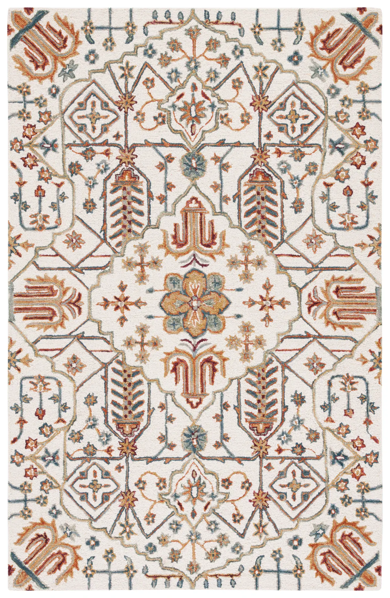 Heritage Medallion And Cypress Hand-Tufted Wool Rug