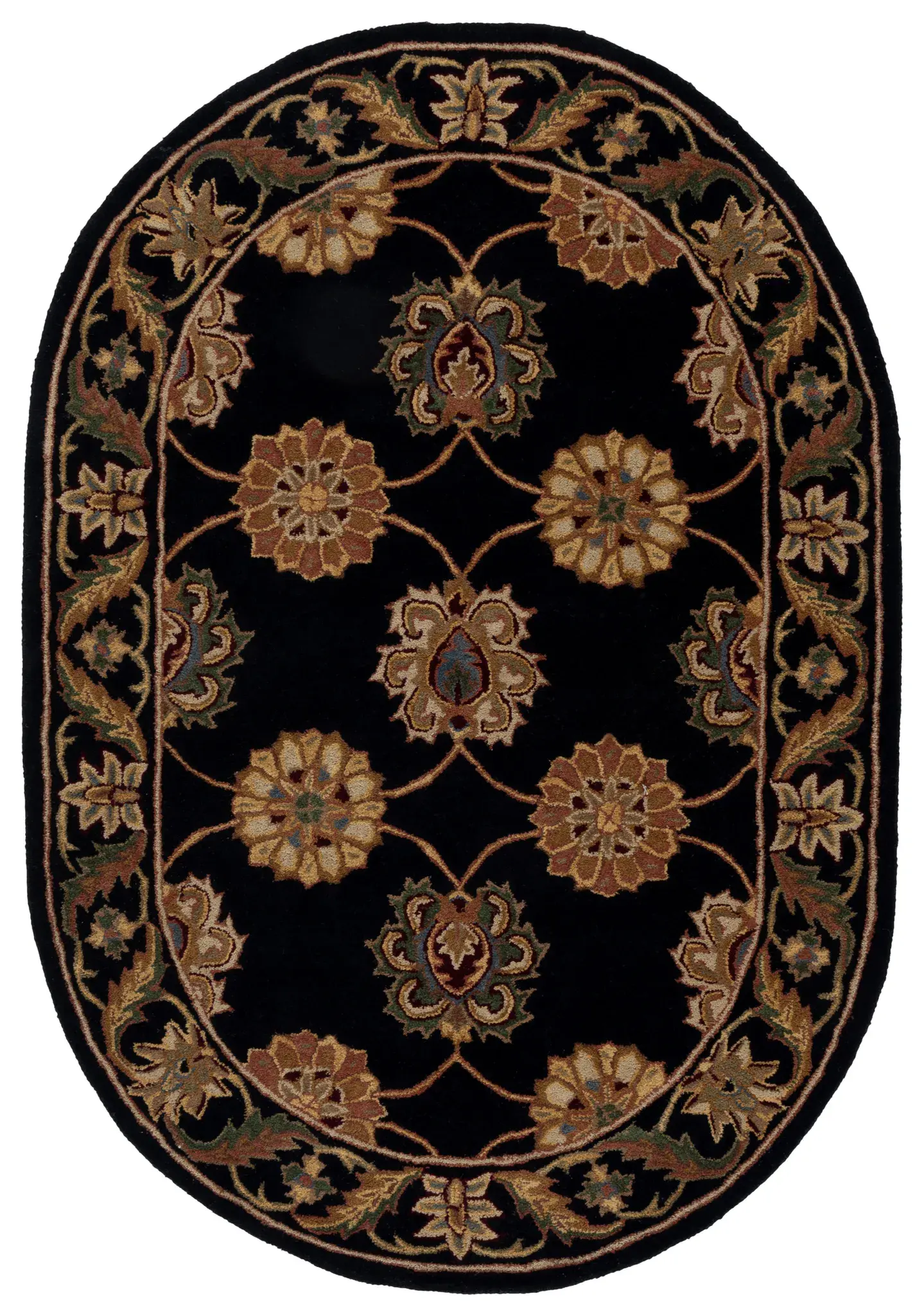 Heritage Botanical Trellis Hand-Tufted Wool Rug