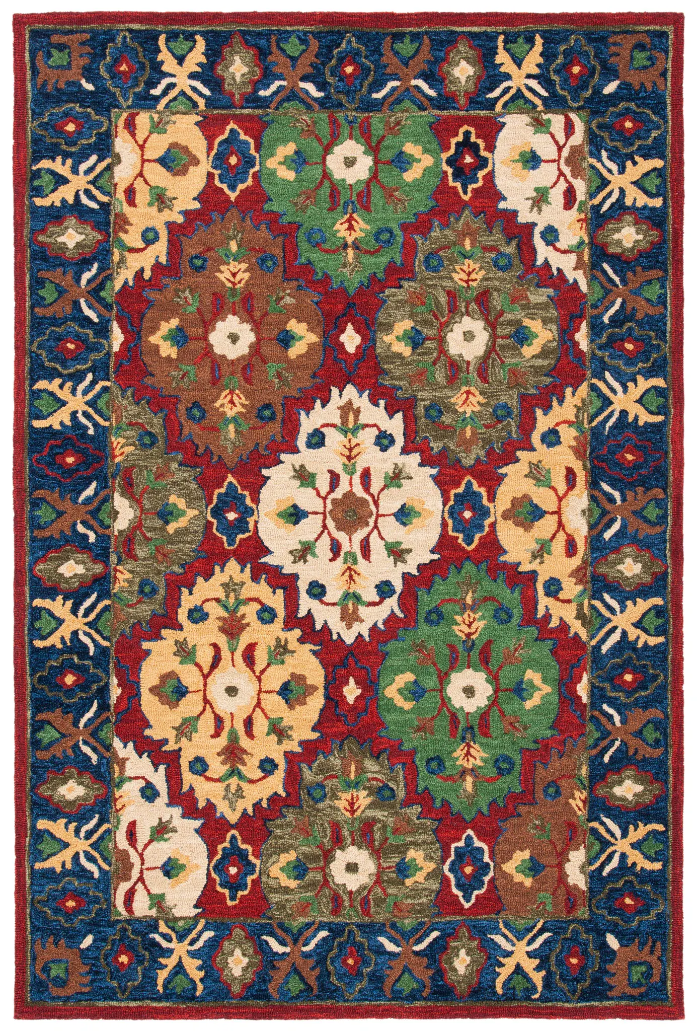 Heritage Allover Medallion Hand-Tufted Wool Rug