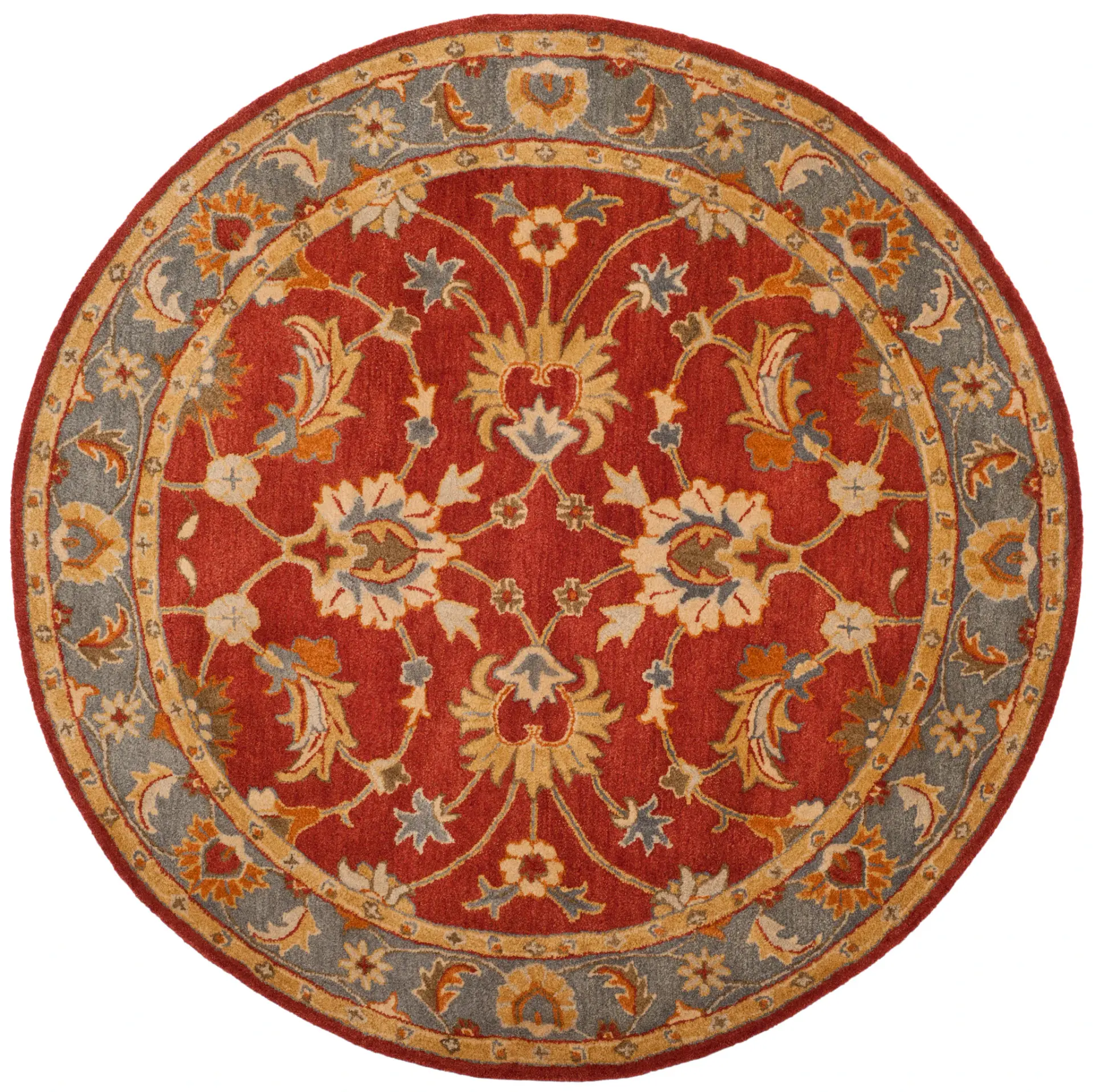 Heritage Vine And Blossom Hand-Tufted Wool Rug