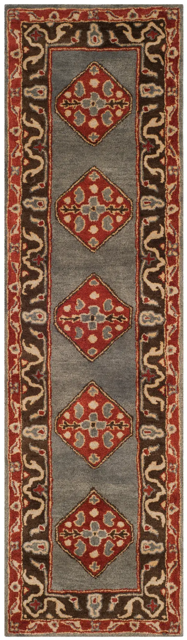 Heritage Repeating Diamond Hand-Tufted Wool Rug