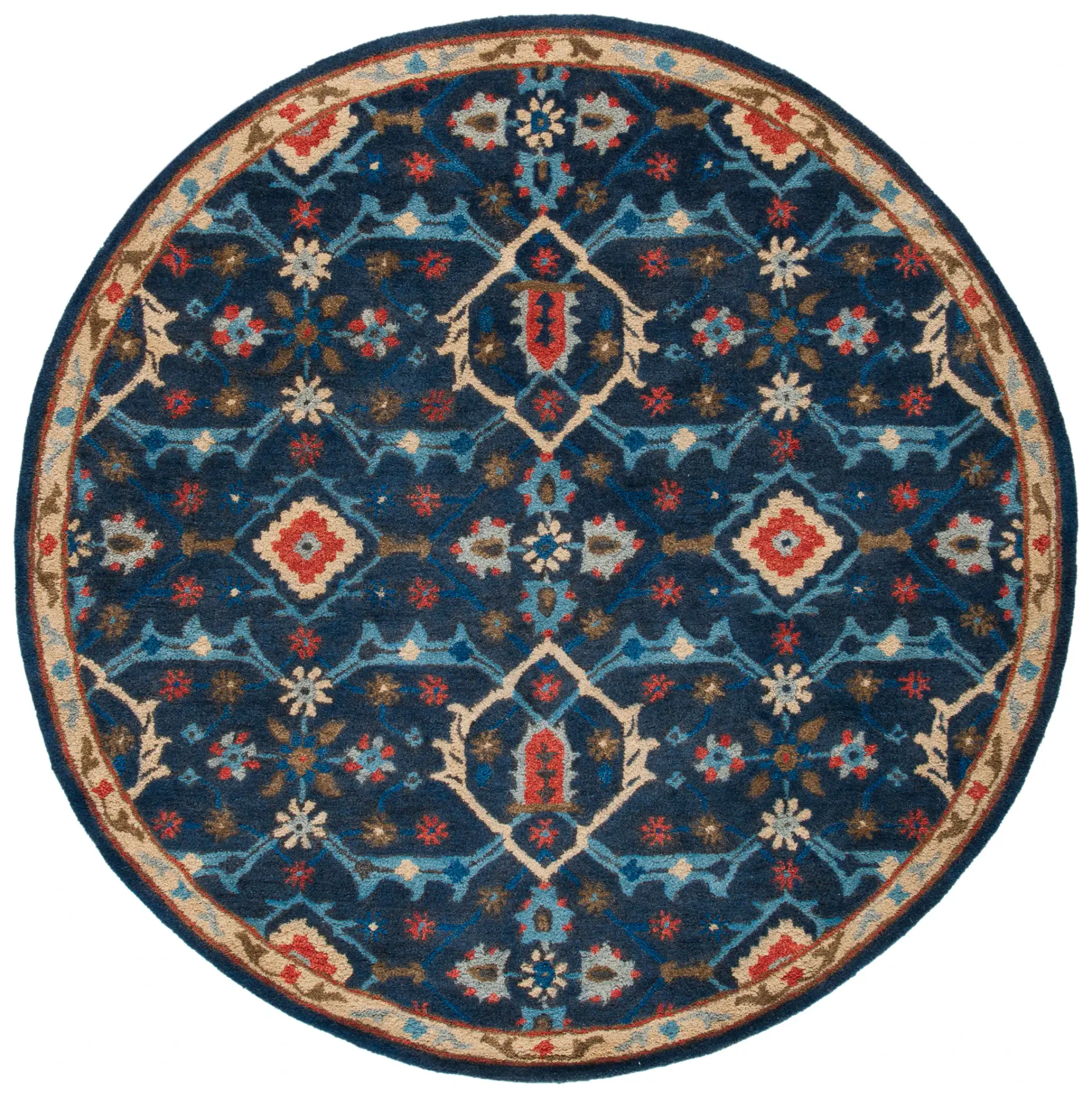 Heritage Ogee Trellis Hand-Tufted Wool Rug