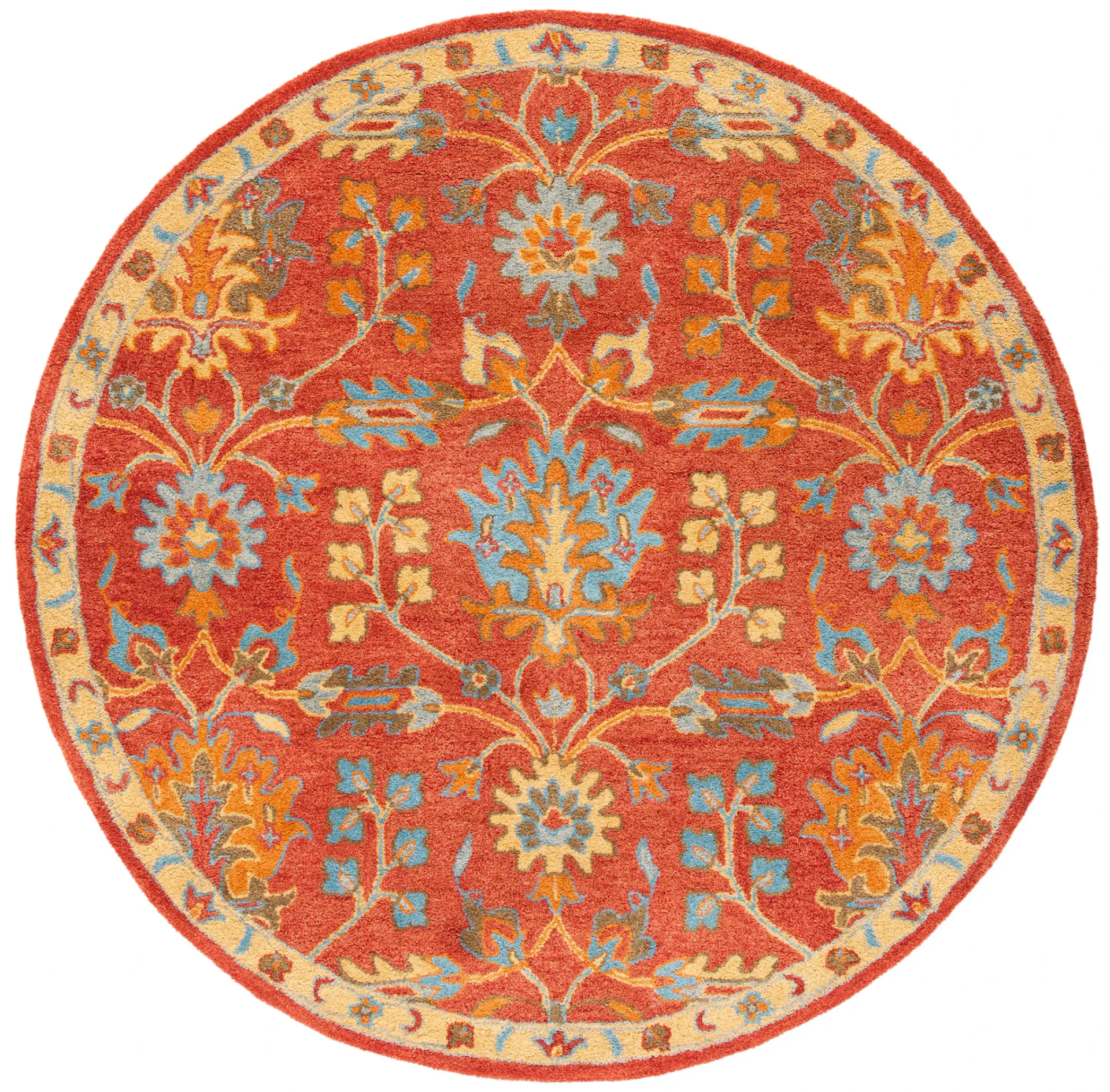 Heritage Floral Branch Hand-Tufted Wool Rug