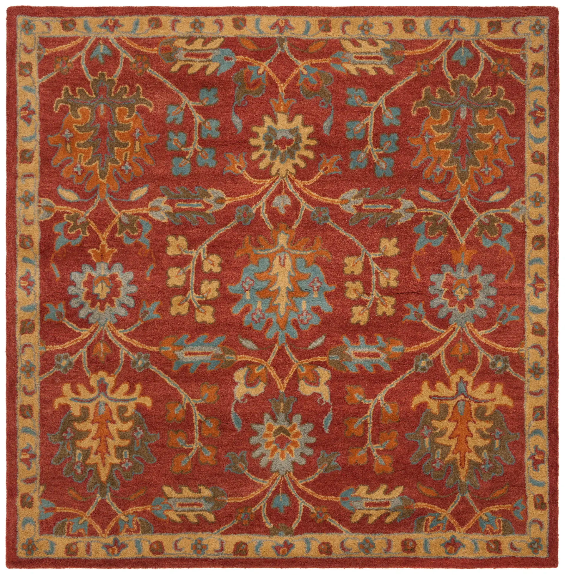Heritage Floral Branch Hand-Tufted Wool Rug